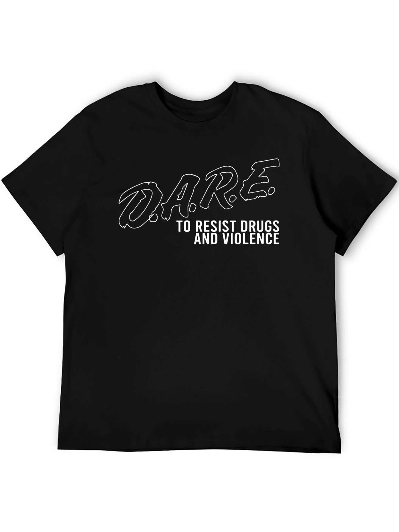 Camiseta D.A.R.E Negra para Hombre