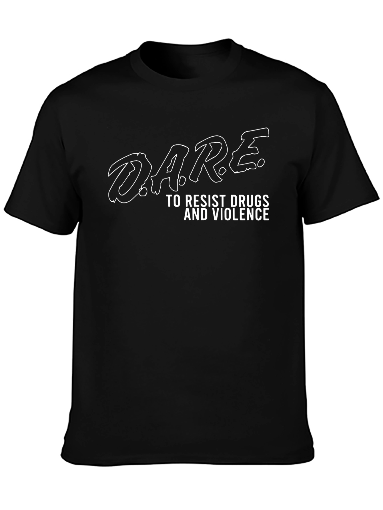 Camiseta D.A.R.E Negra para Hombre