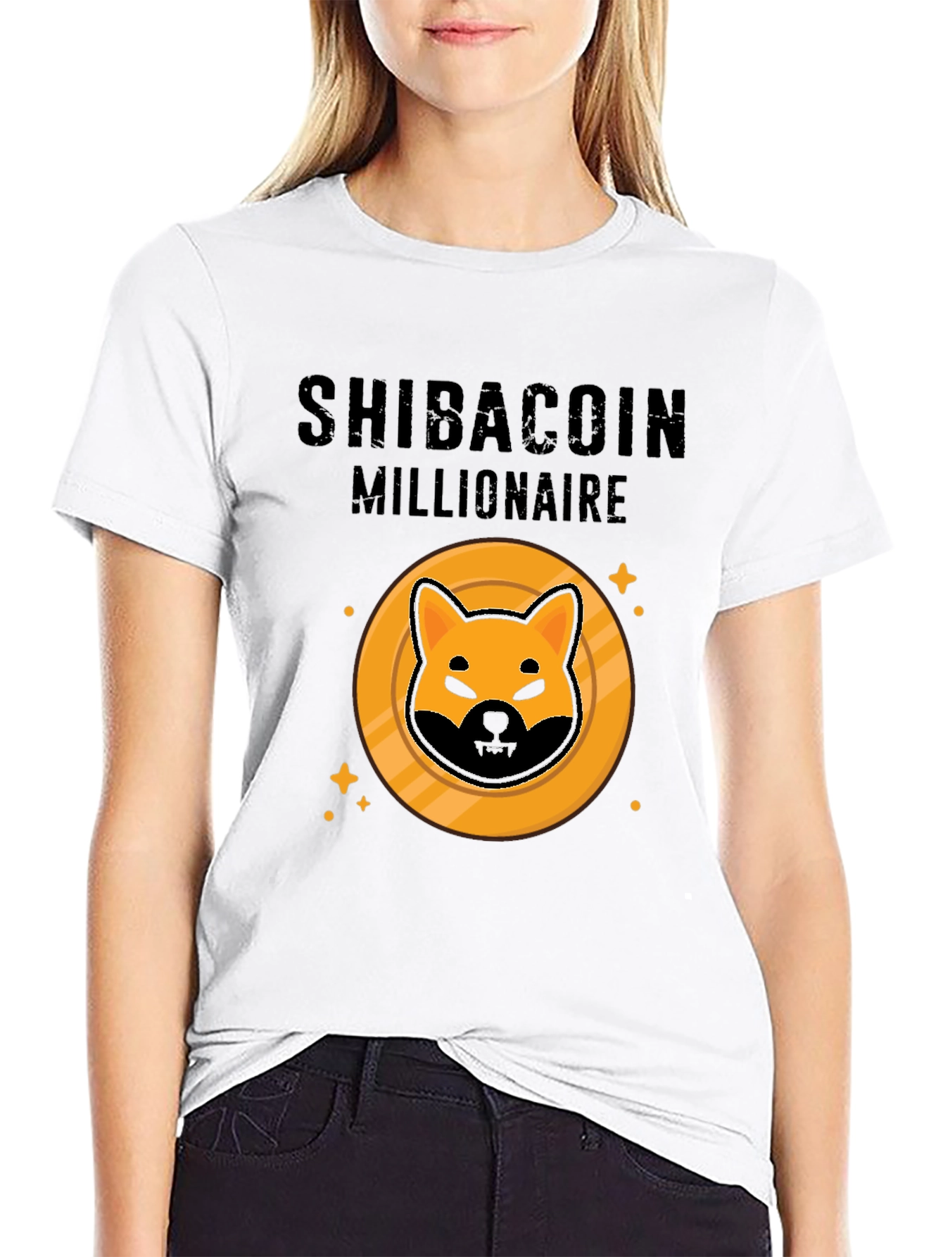 Camiseta Hombre ShibaCoin Millionaire