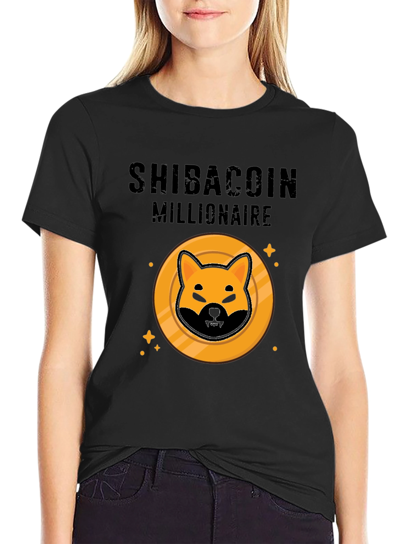 Camiseta Hombre ShibaCoin Millionaire
