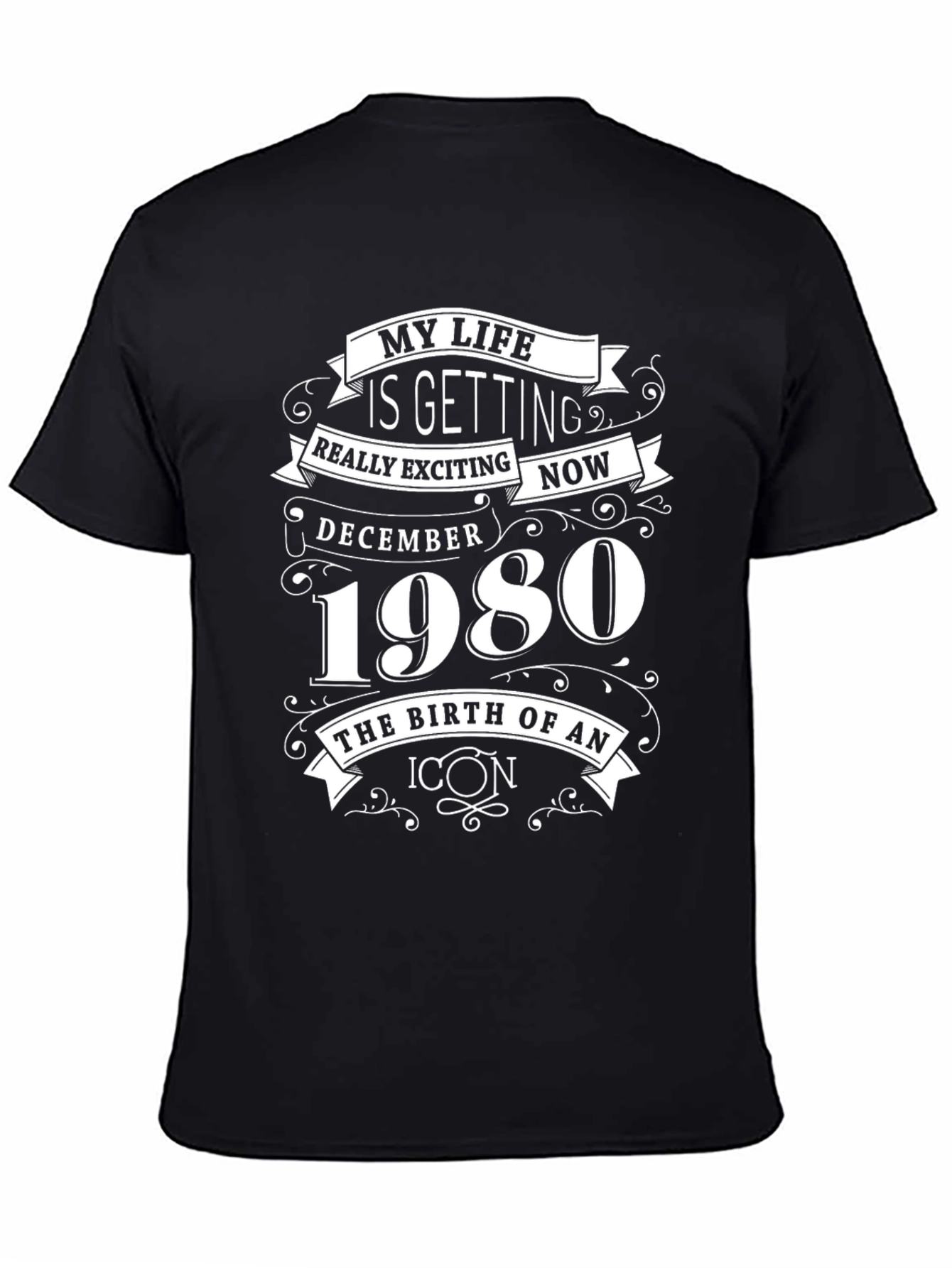 Camiseta de Cumpleaños Diciembre 1980
