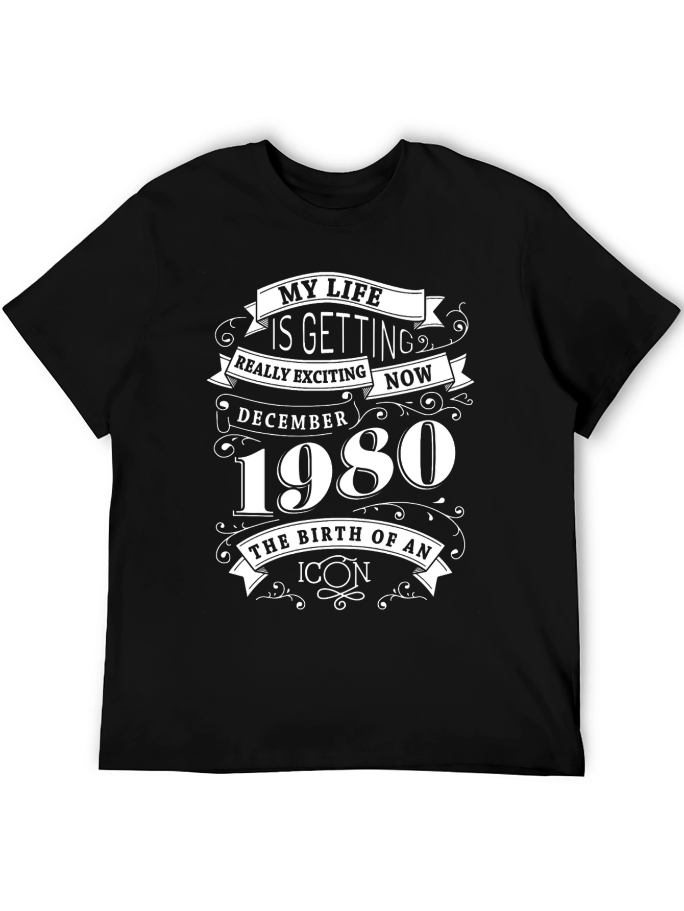 Camiseta de Cumpleaños Diciembre 1980