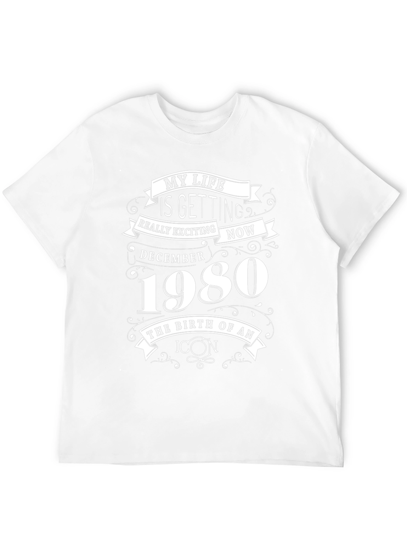 Camiseta de Cumpleaños Diciembre 1980