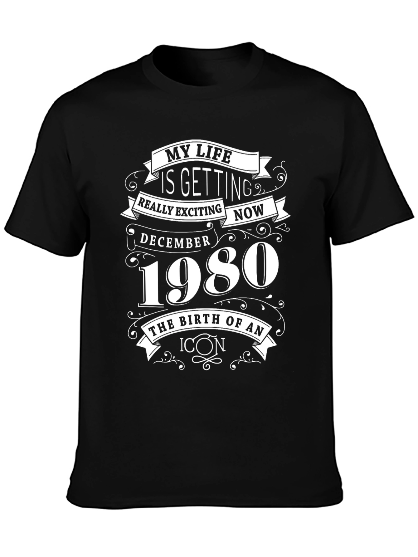 Camiseta de Cumpleaños Diciembre 1980