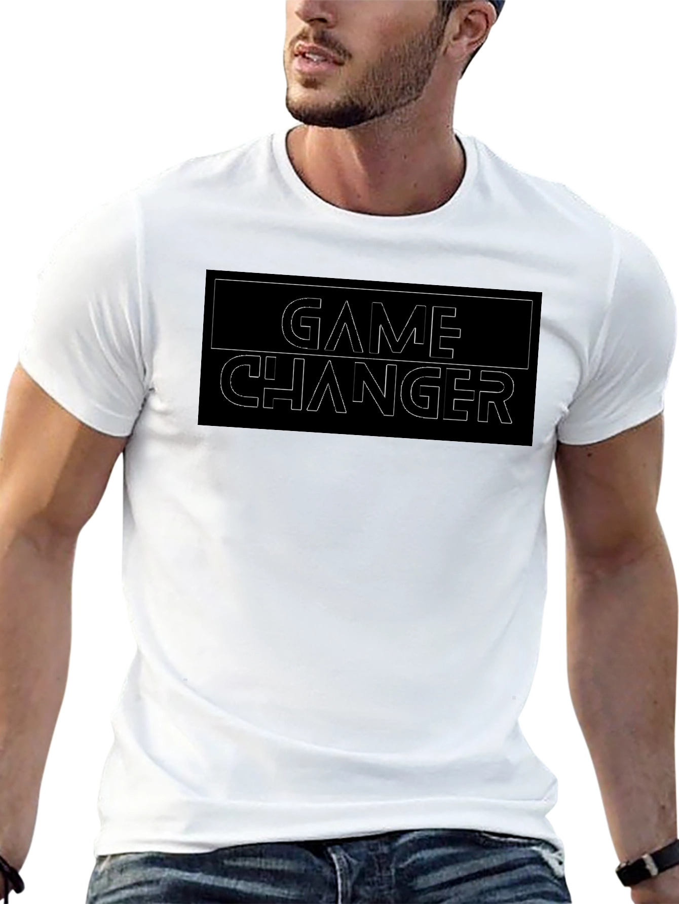 Camiseta Negra Game Changer Hombre