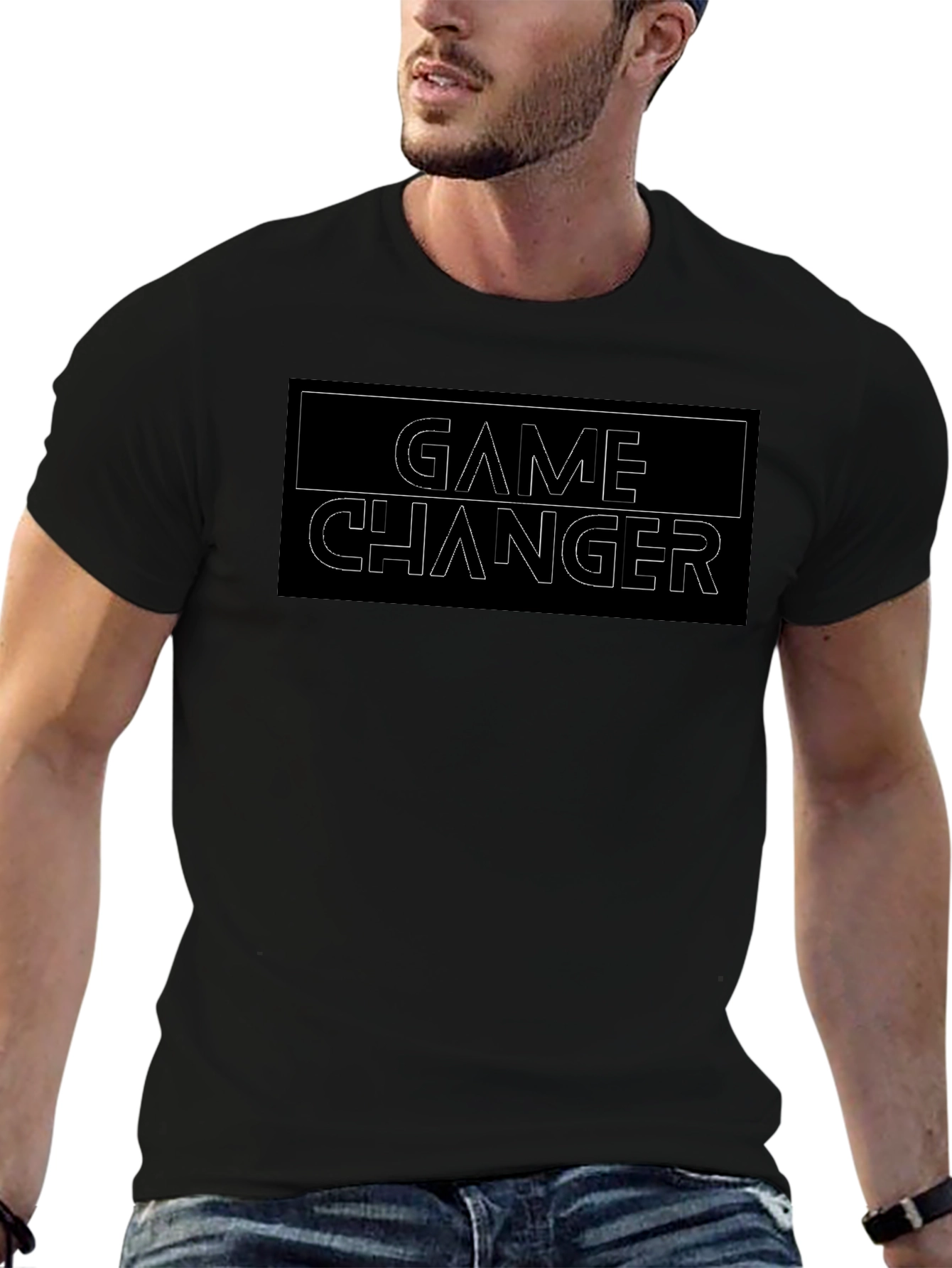 Camiseta Negra Game Changer Hombre