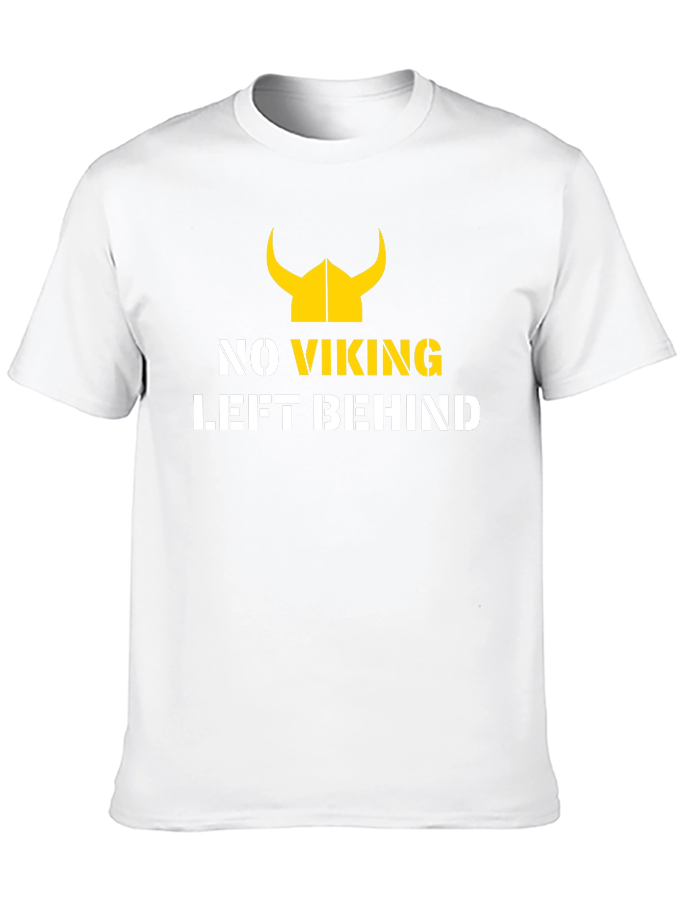 Camiseta Negra No Viking Left Behind