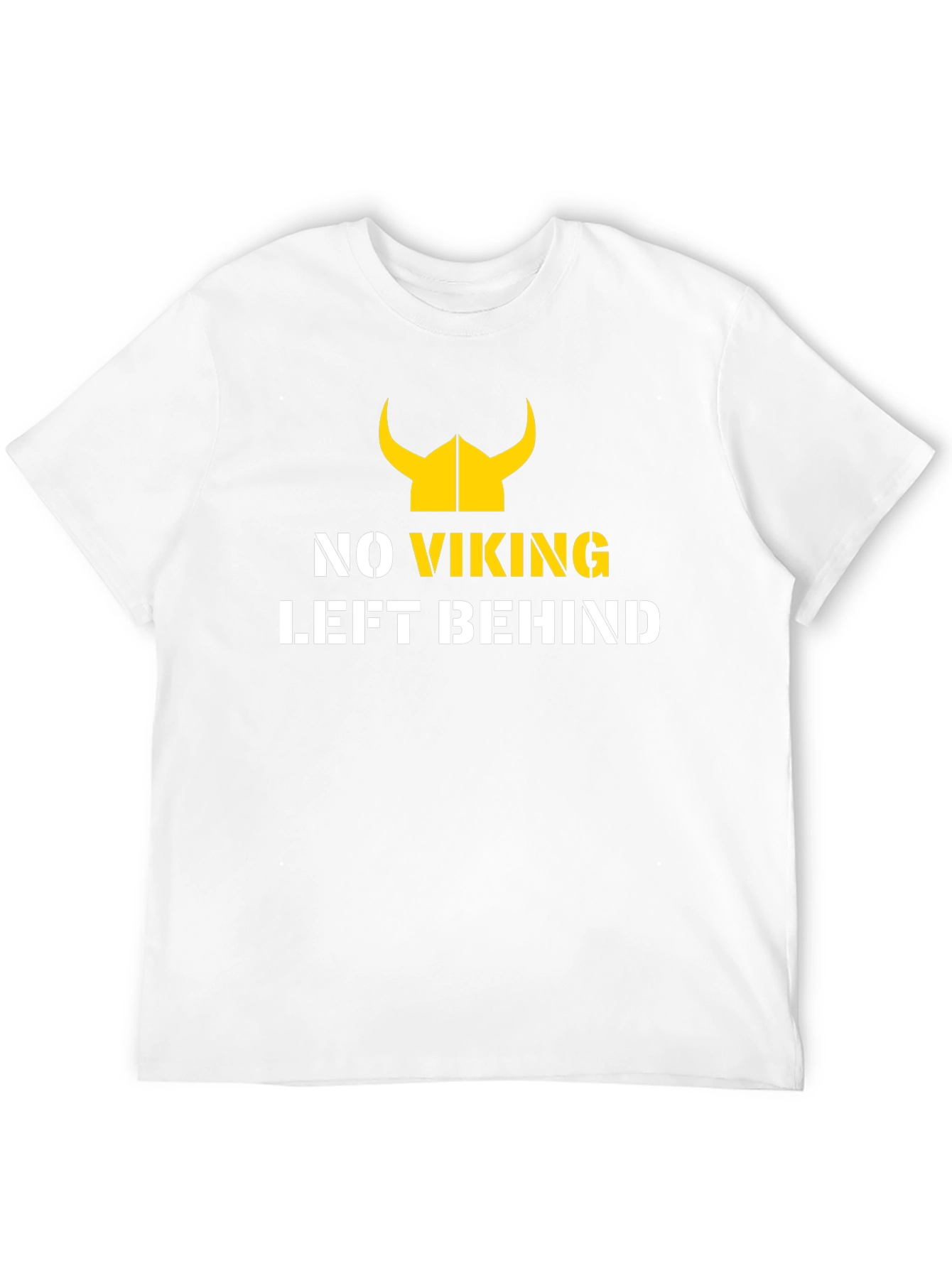 Camiseta Negra No Viking Left Behind