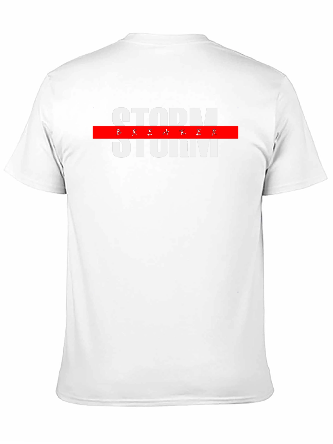 Camiseta Negra Storm Breaker con Diseño Moderno