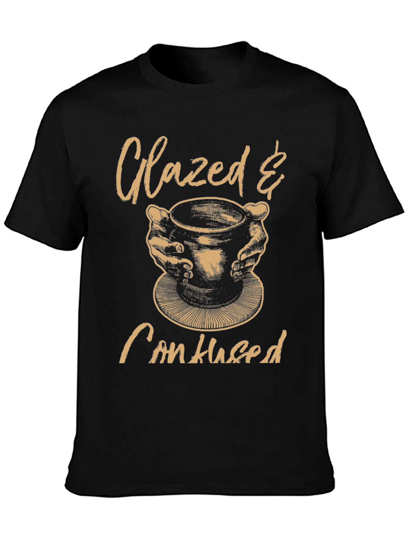 Camiseta Negra Glazed & Confused para Alfareros