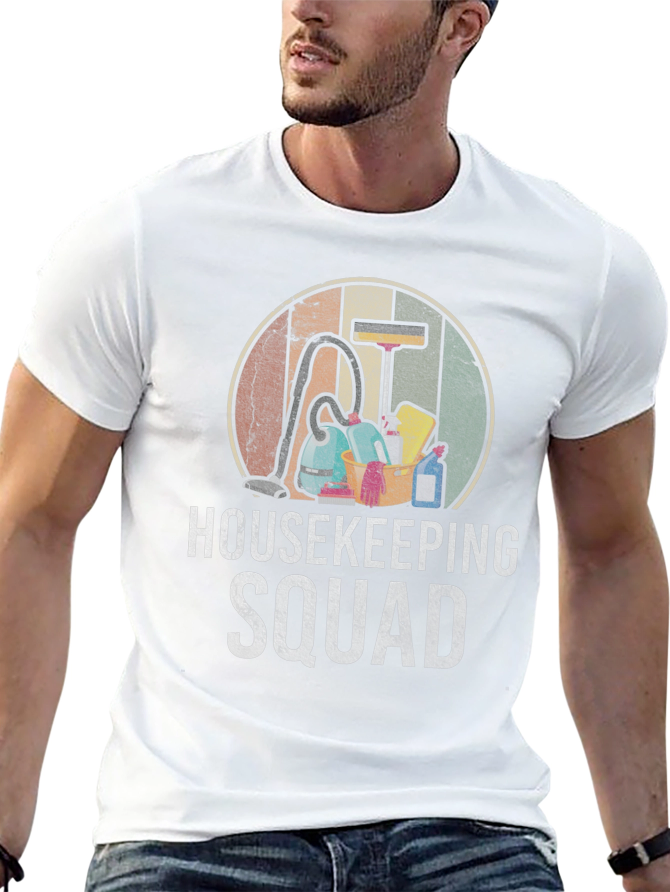 Camiseta Housekeeping Squad - Limpieza con Estilo