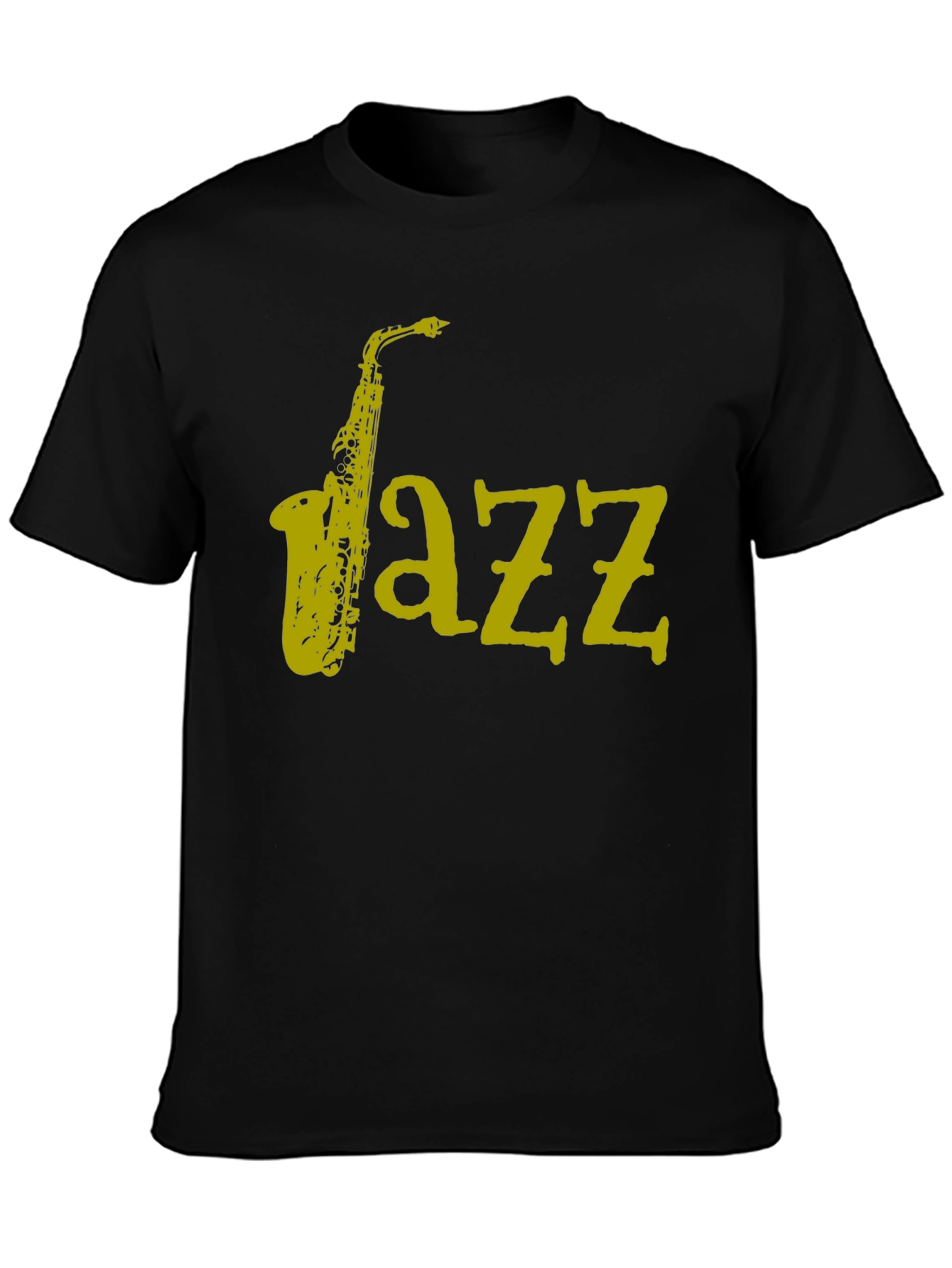Camiseta Jazz Saxofón para Hombre - Diseño Único