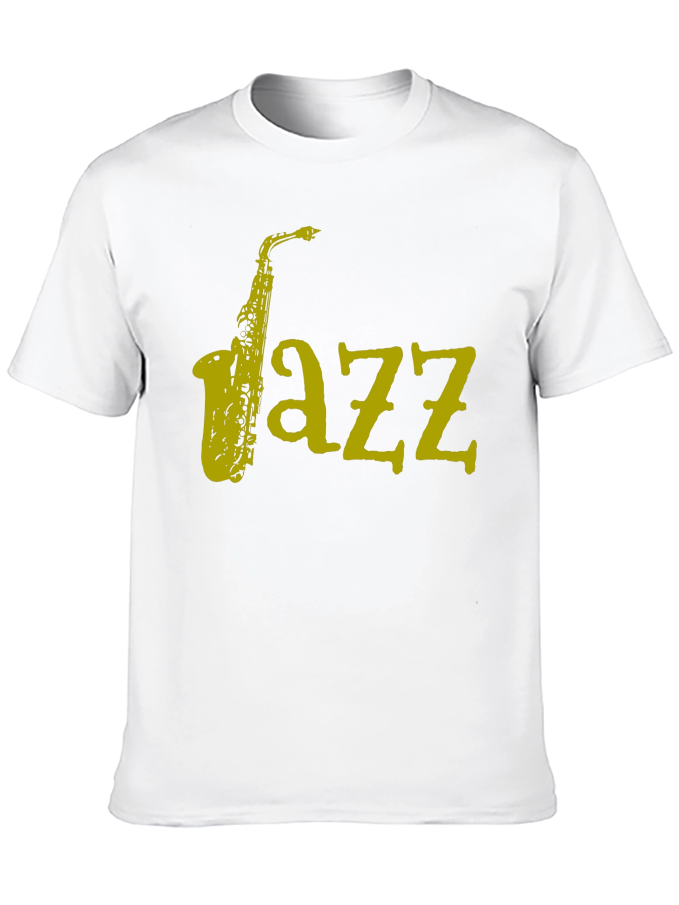 Camiseta Jazz Saxofón para Hombre - Diseño Único