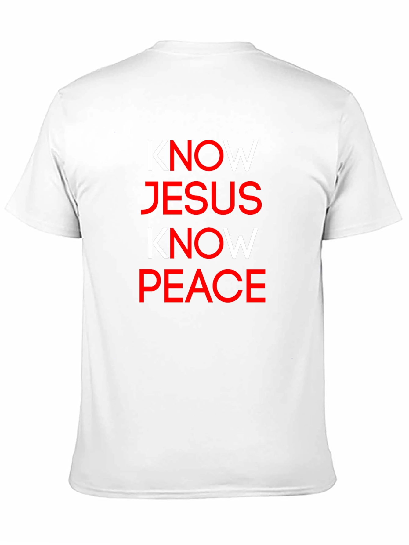 Camiseta Conoce a Jesús Conoce la Paz