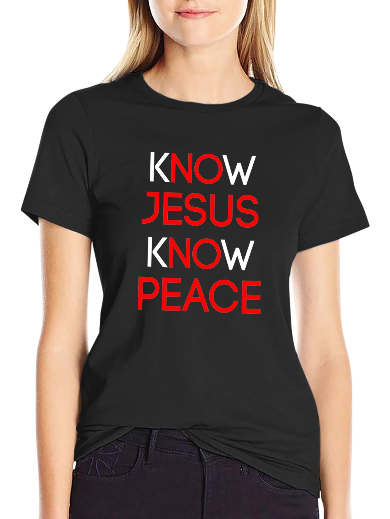 Camiseta Conoce a Jesús Conoce la Paz