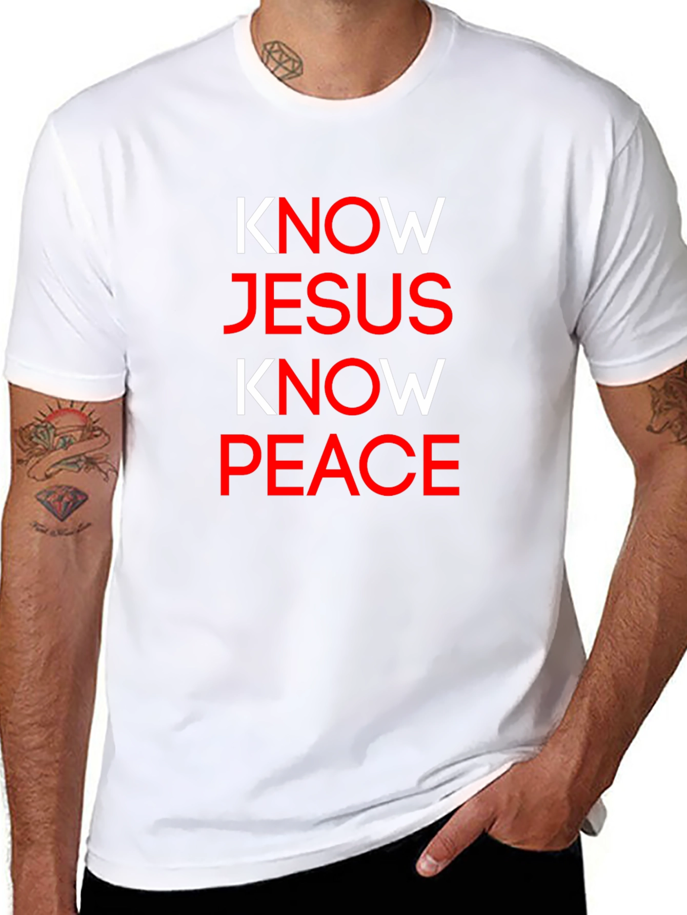Camiseta Conoce a Jesús Conoce la Paz
