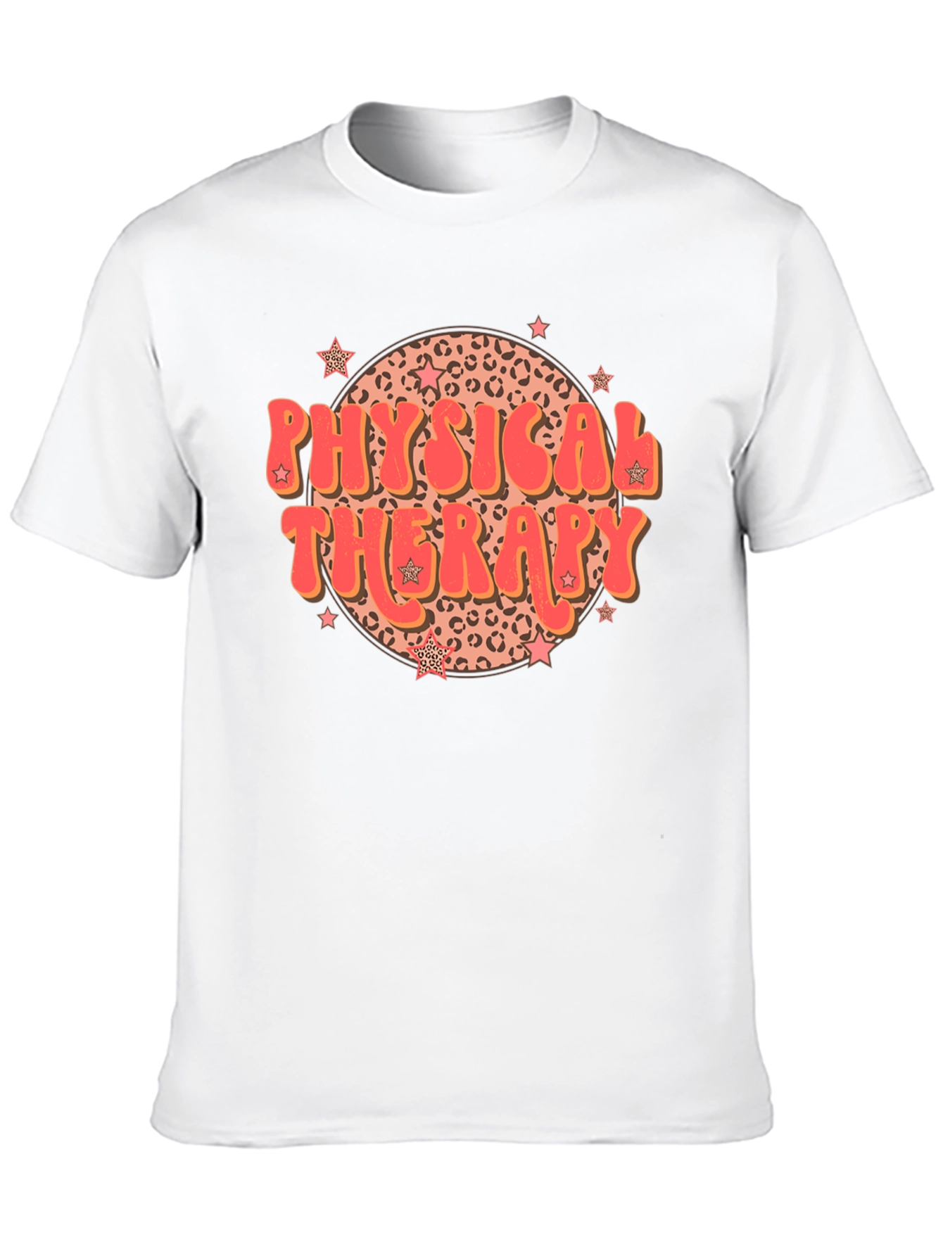 Camiseta Negra Estampada Terapia Física
