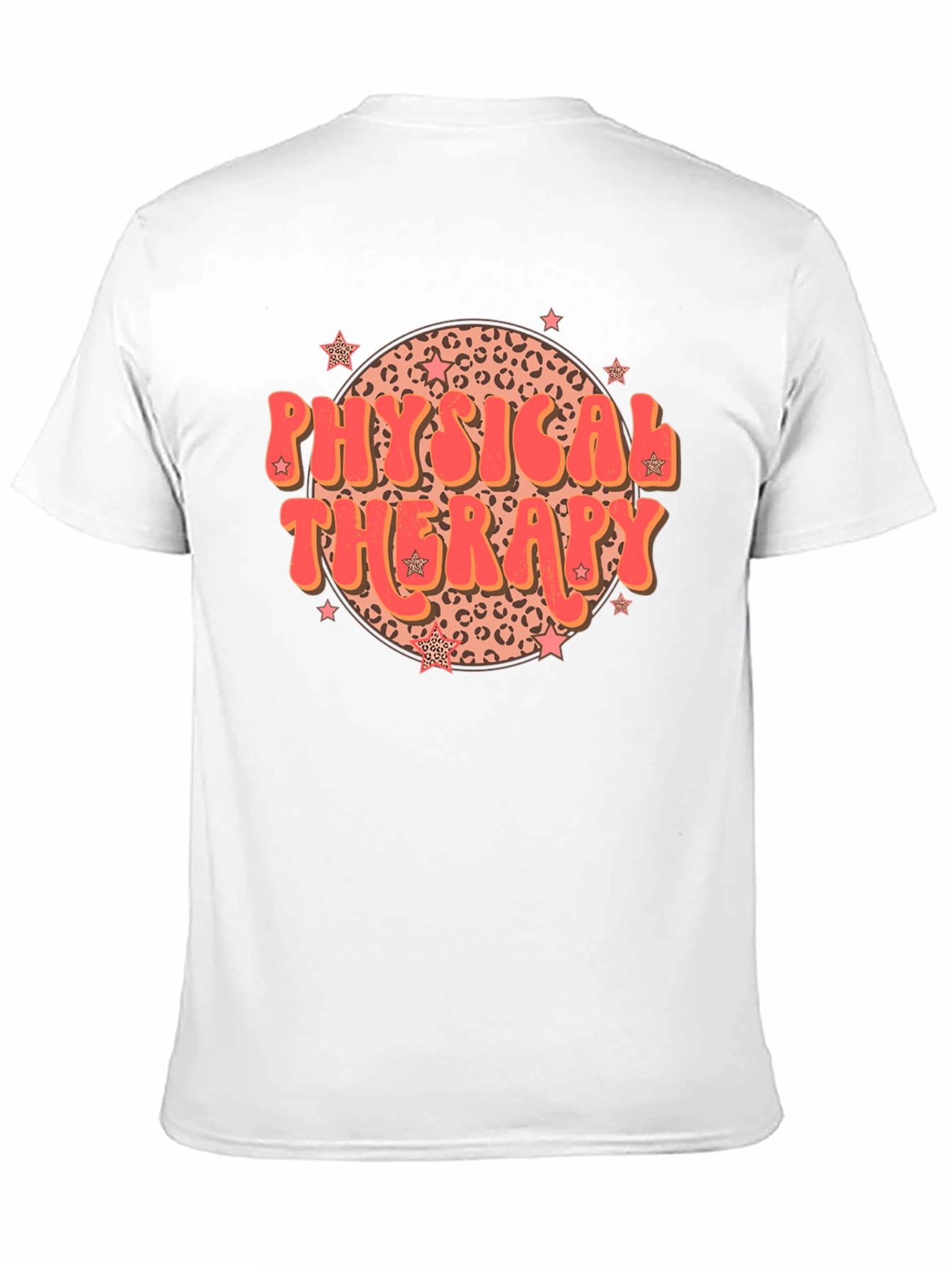 Camiseta Negra Estampada Terapia Física
