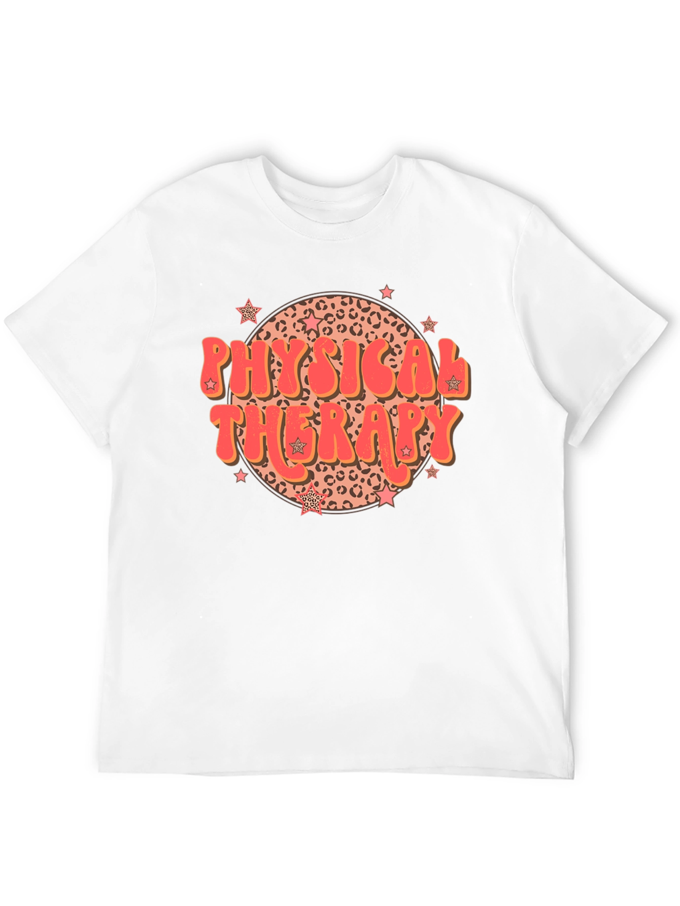 Camiseta Negra Estampada Terapia Física