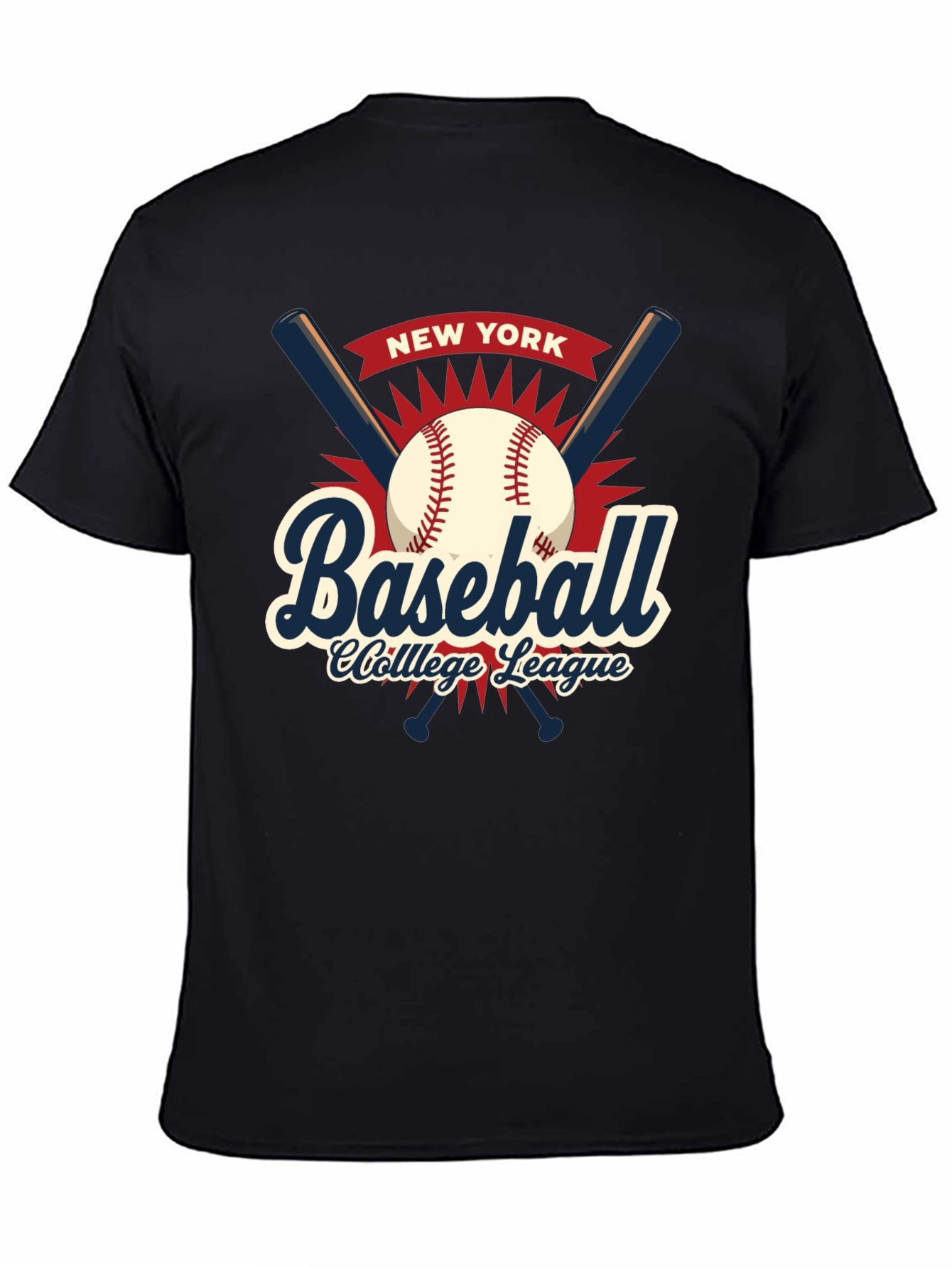Camiseta Baseball College League New York