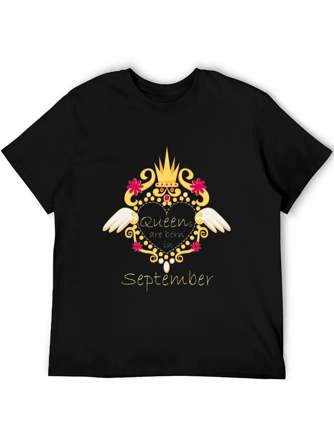 Camiseta Negra Reina de Septiembre