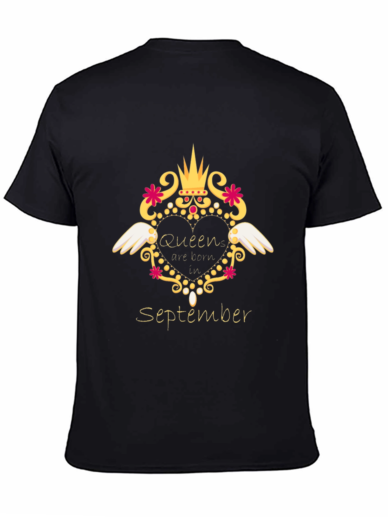 Camiseta Negra Reina de Septiembre