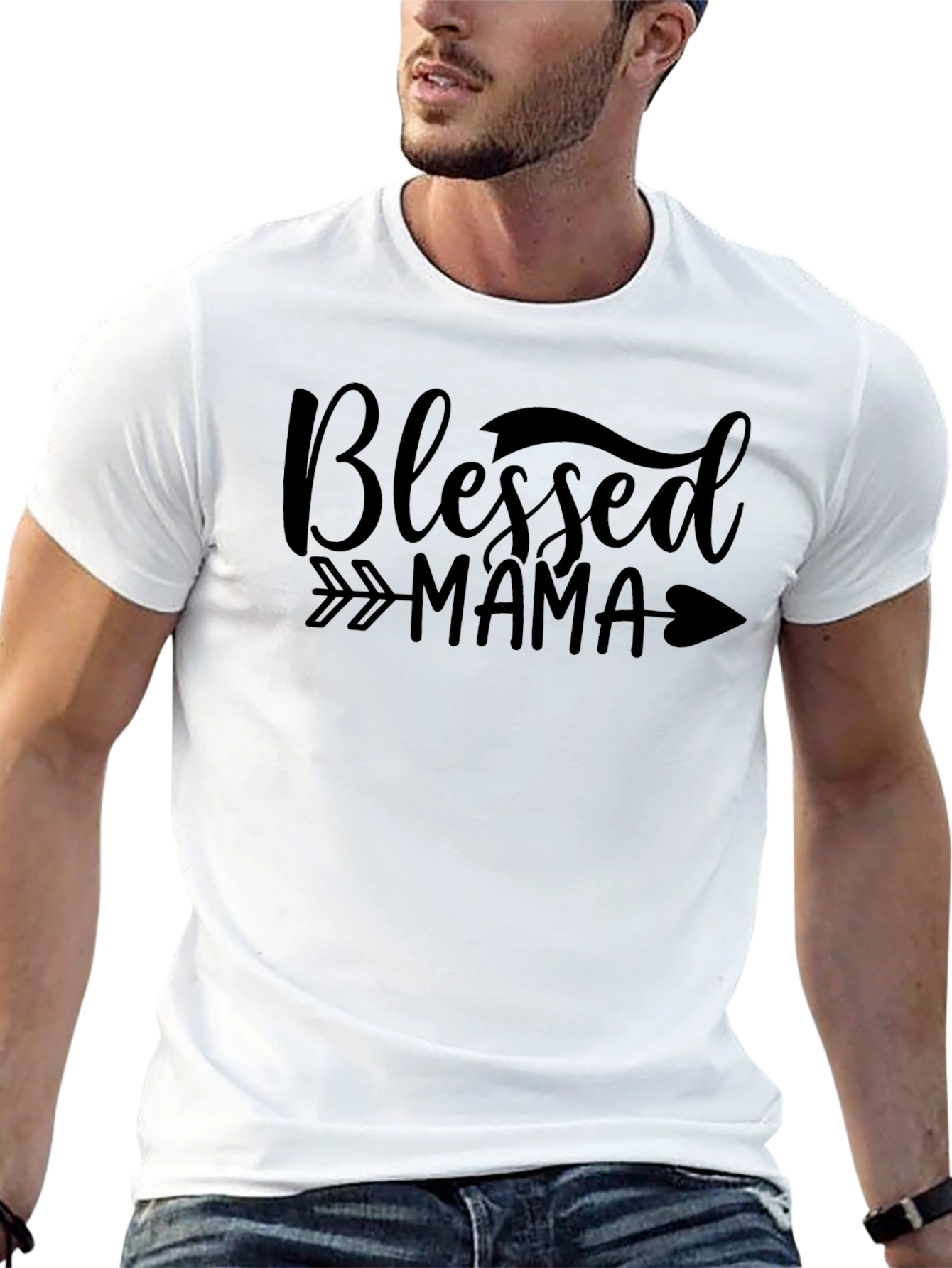 Camiseta Negra Blessed Mama