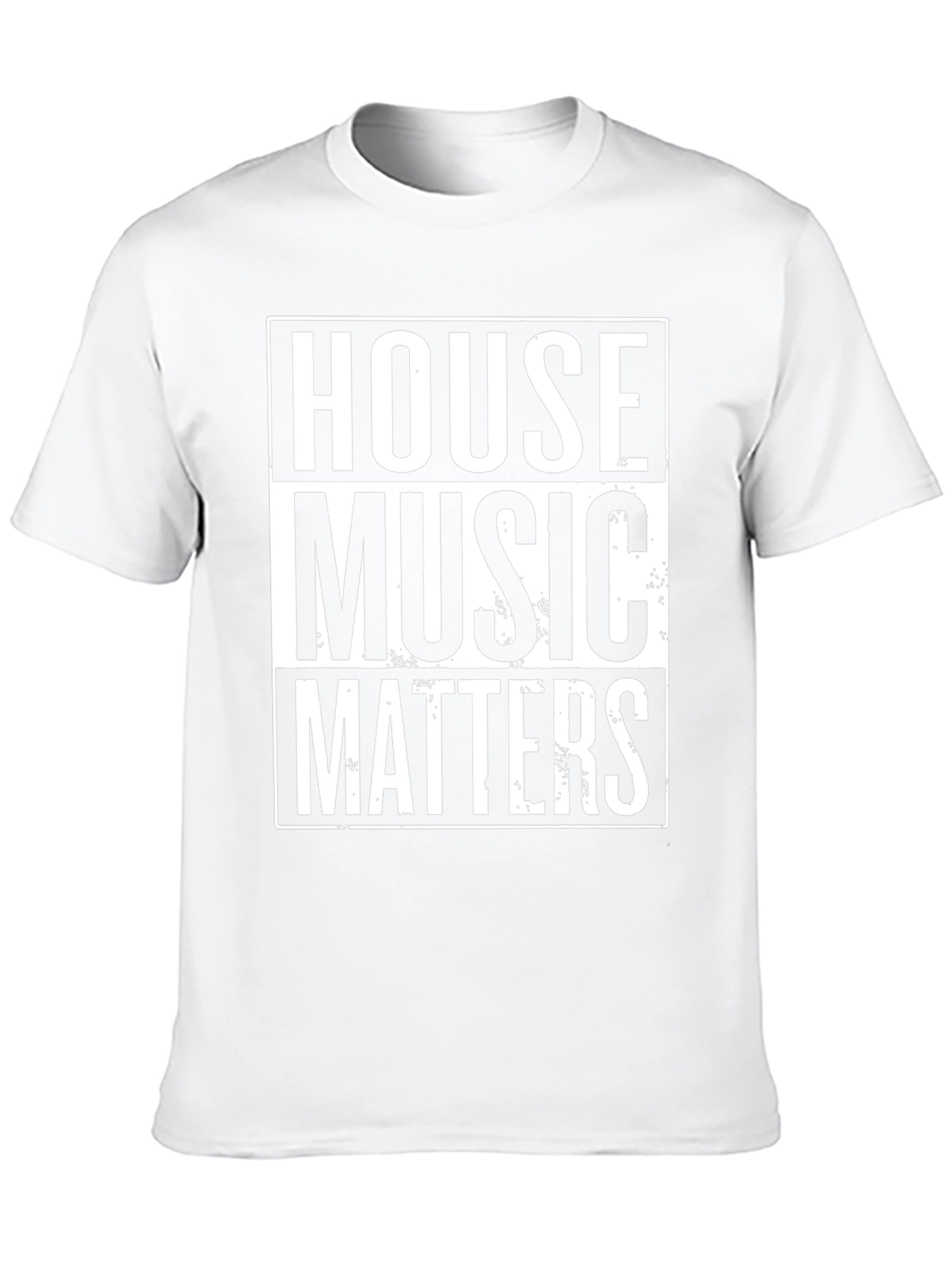 Camiseta Negra House Music Matters