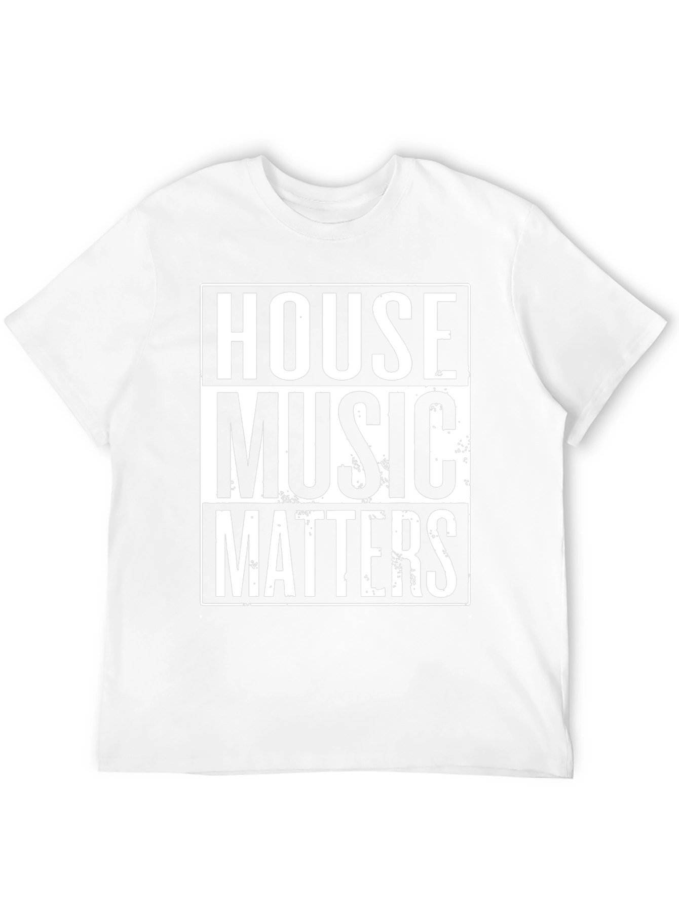 Camiseta Negra House Music Matters