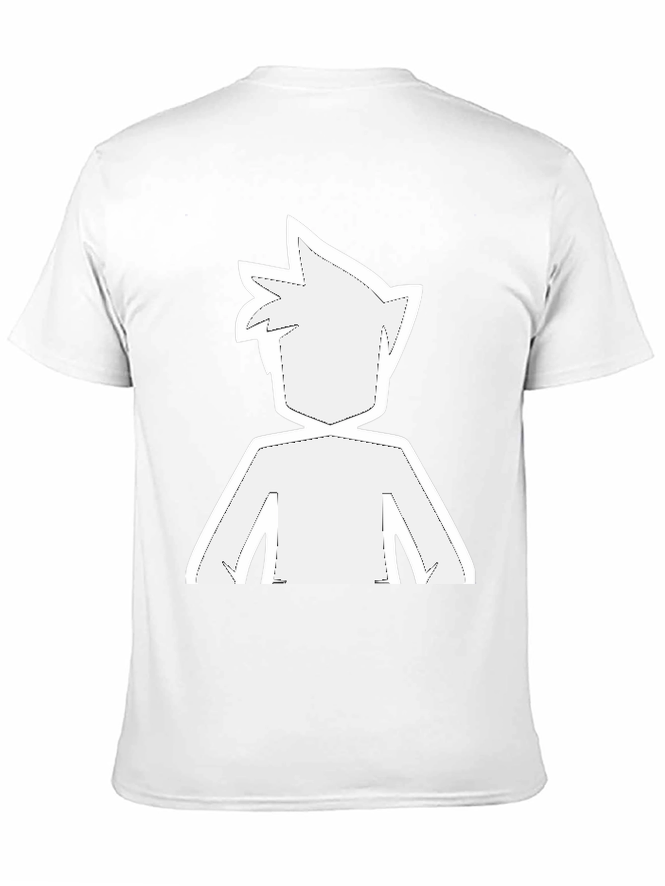 Camiseta Negra con Diseño Gráfico Anime