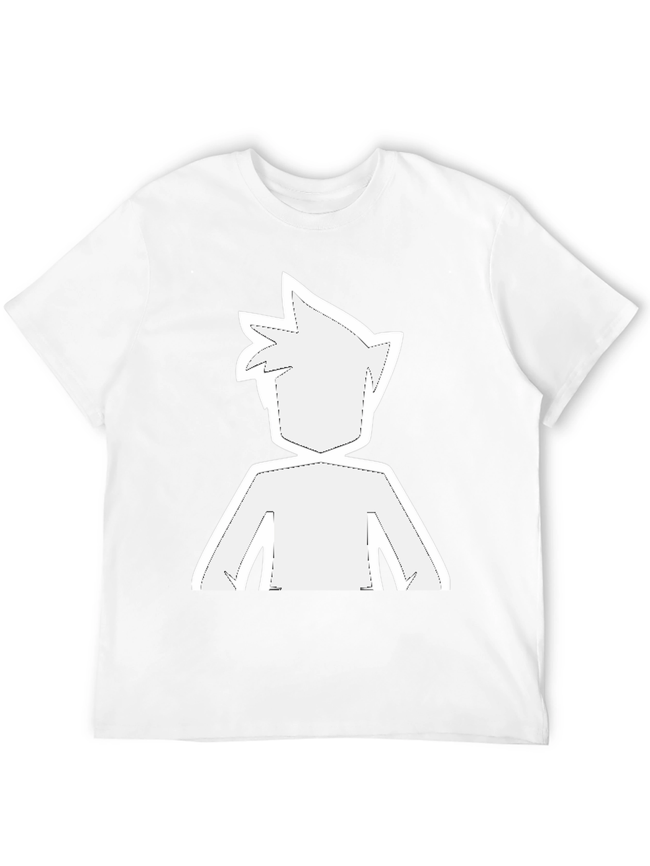 Camiseta Negra con Diseño Gráfico Anime