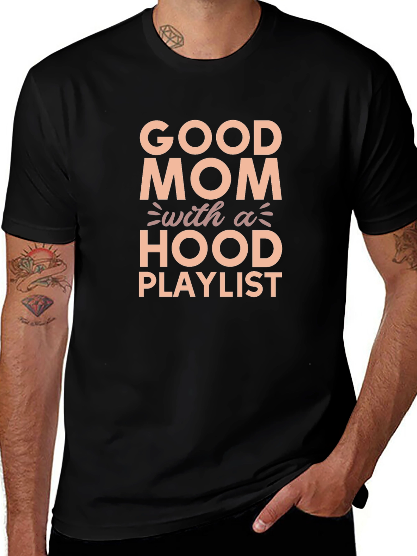Camiseta Good Mom With a Hood Playlist