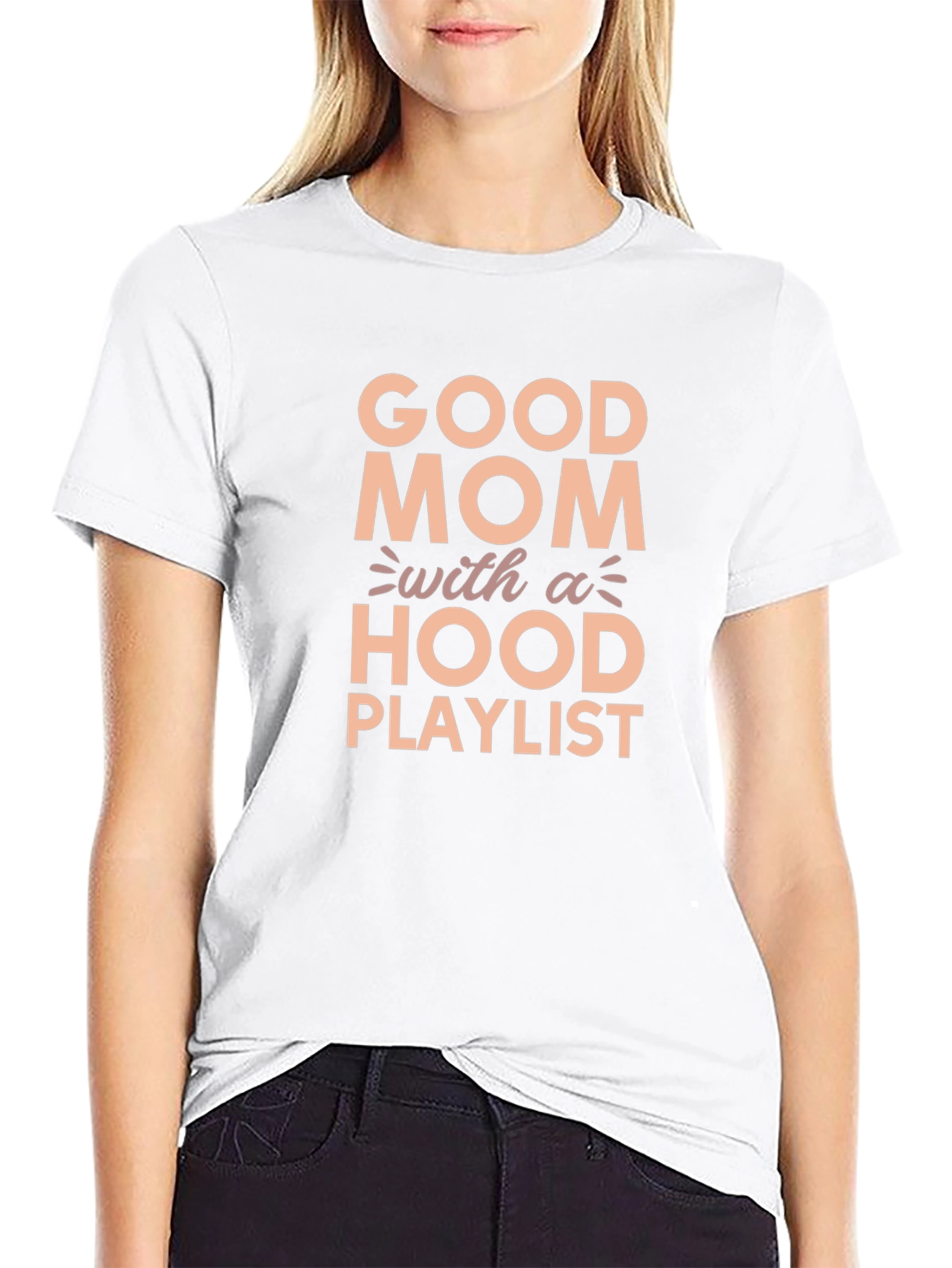 Camiseta Good Mom With a Hood Playlist