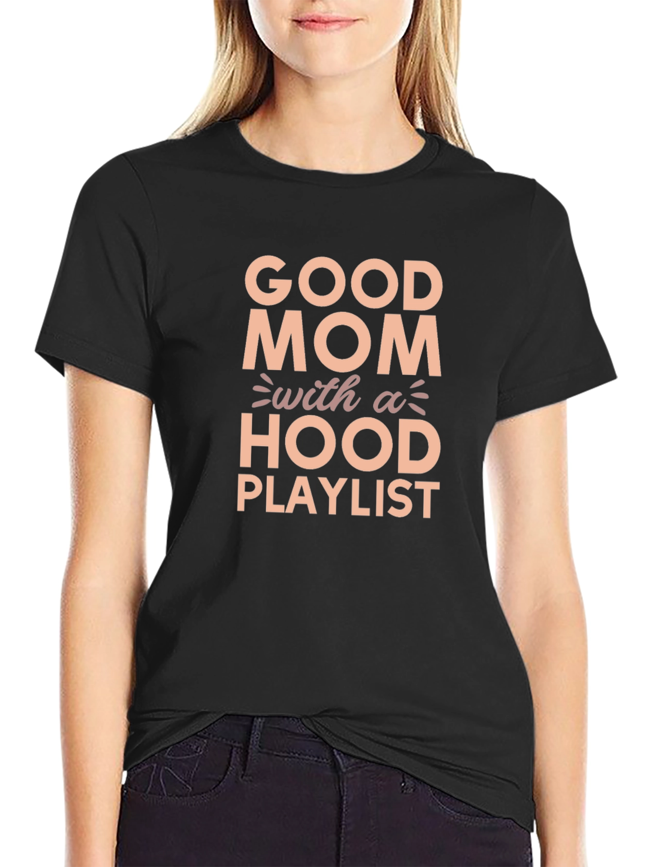 Camiseta Good Mom With a Hood Playlist