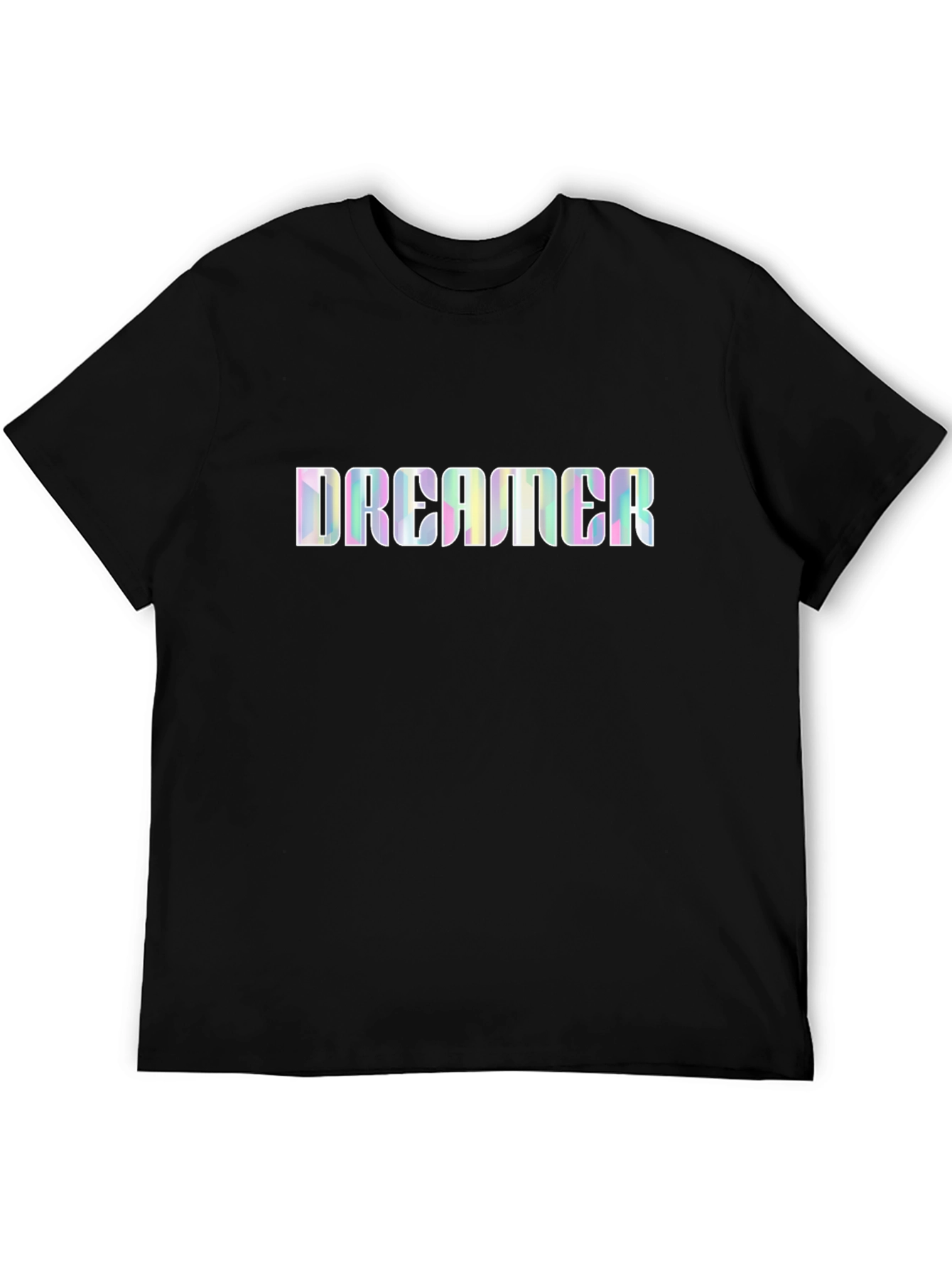 Camiseta Negra DREAMER Holográfica Unisex