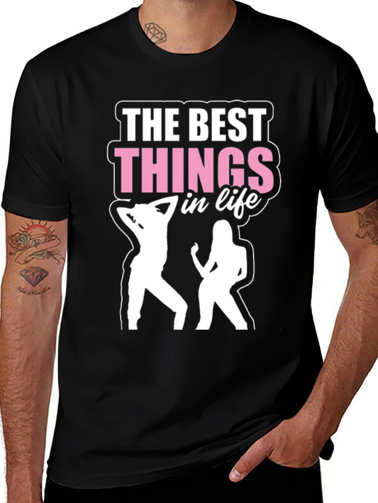 Camiseta Negra The Best Things in Life