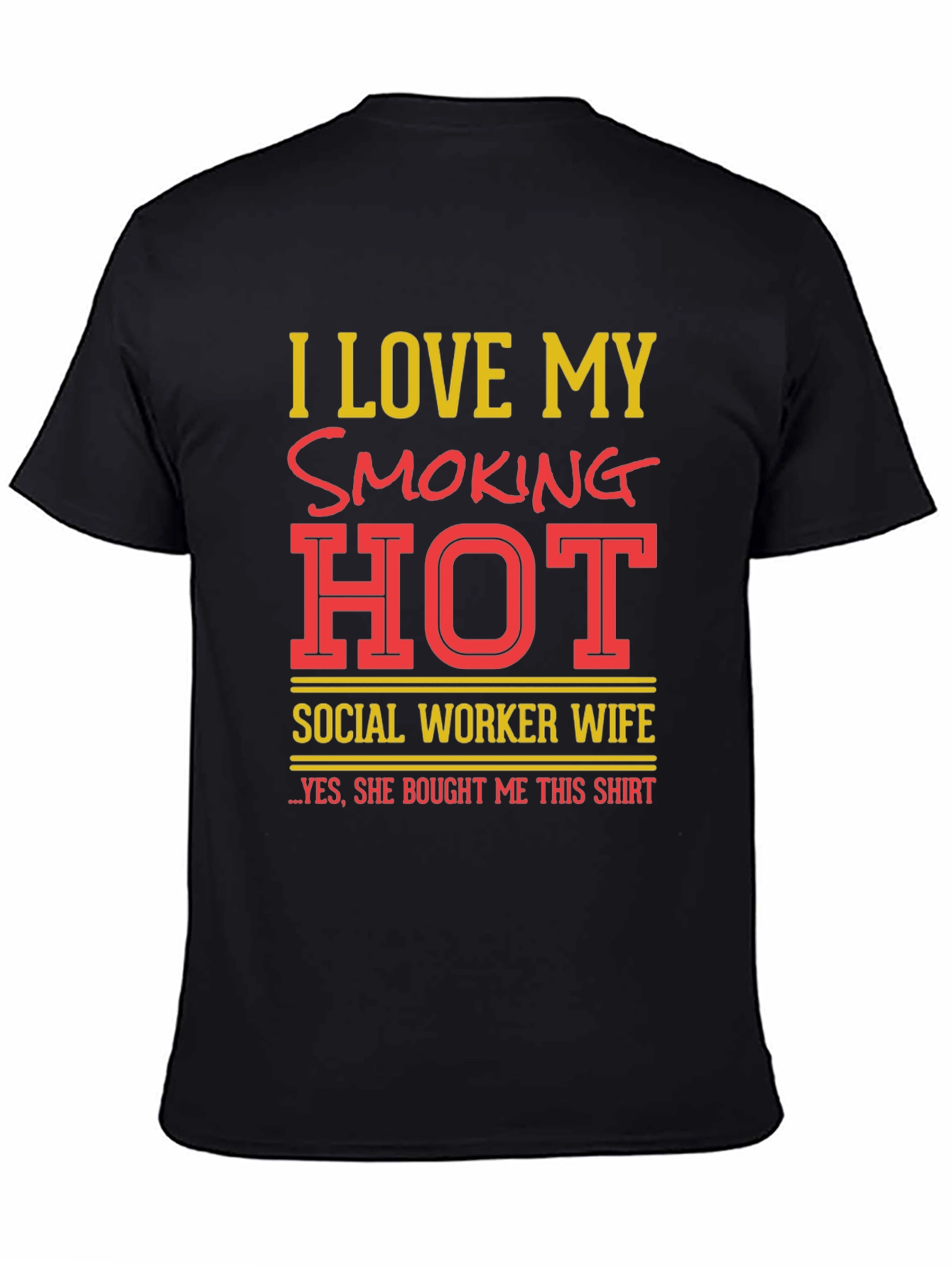 Camiseta Amo a mi esposa trabajadora social HOT