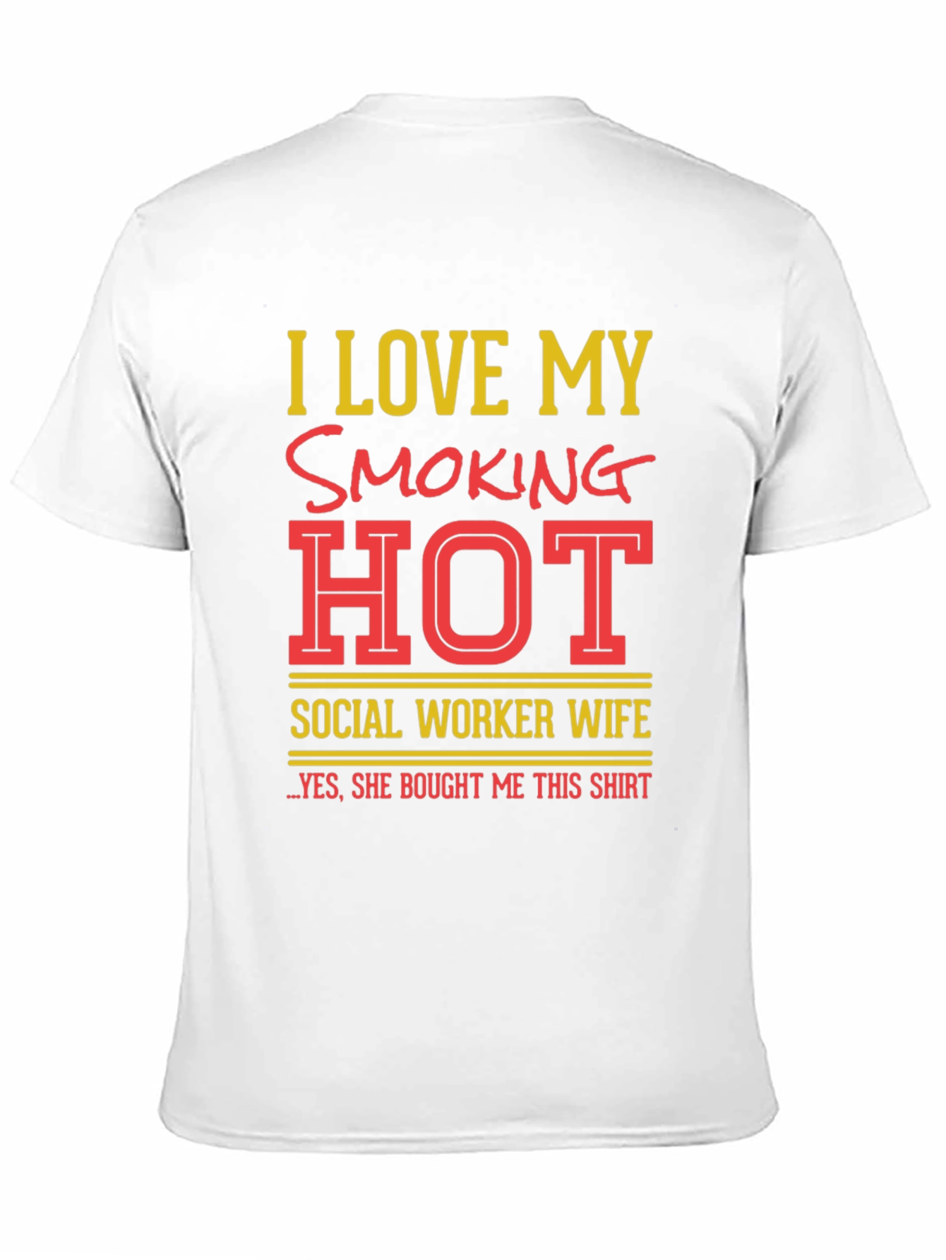 Camiseta Amo a mi esposa trabajadora social HOT