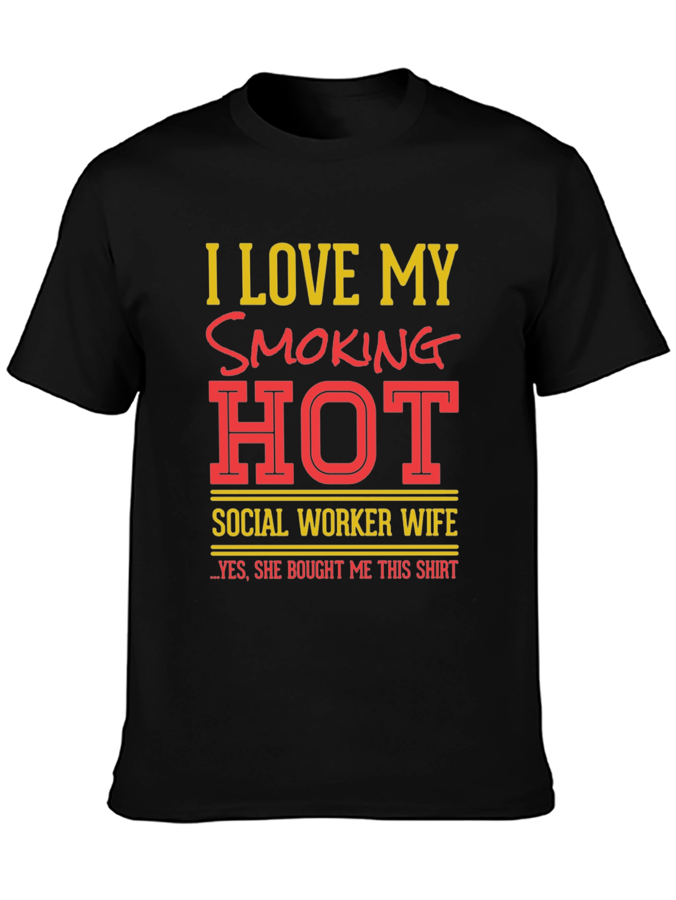 Camiseta Amo a mi esposa trabajadora social HOT