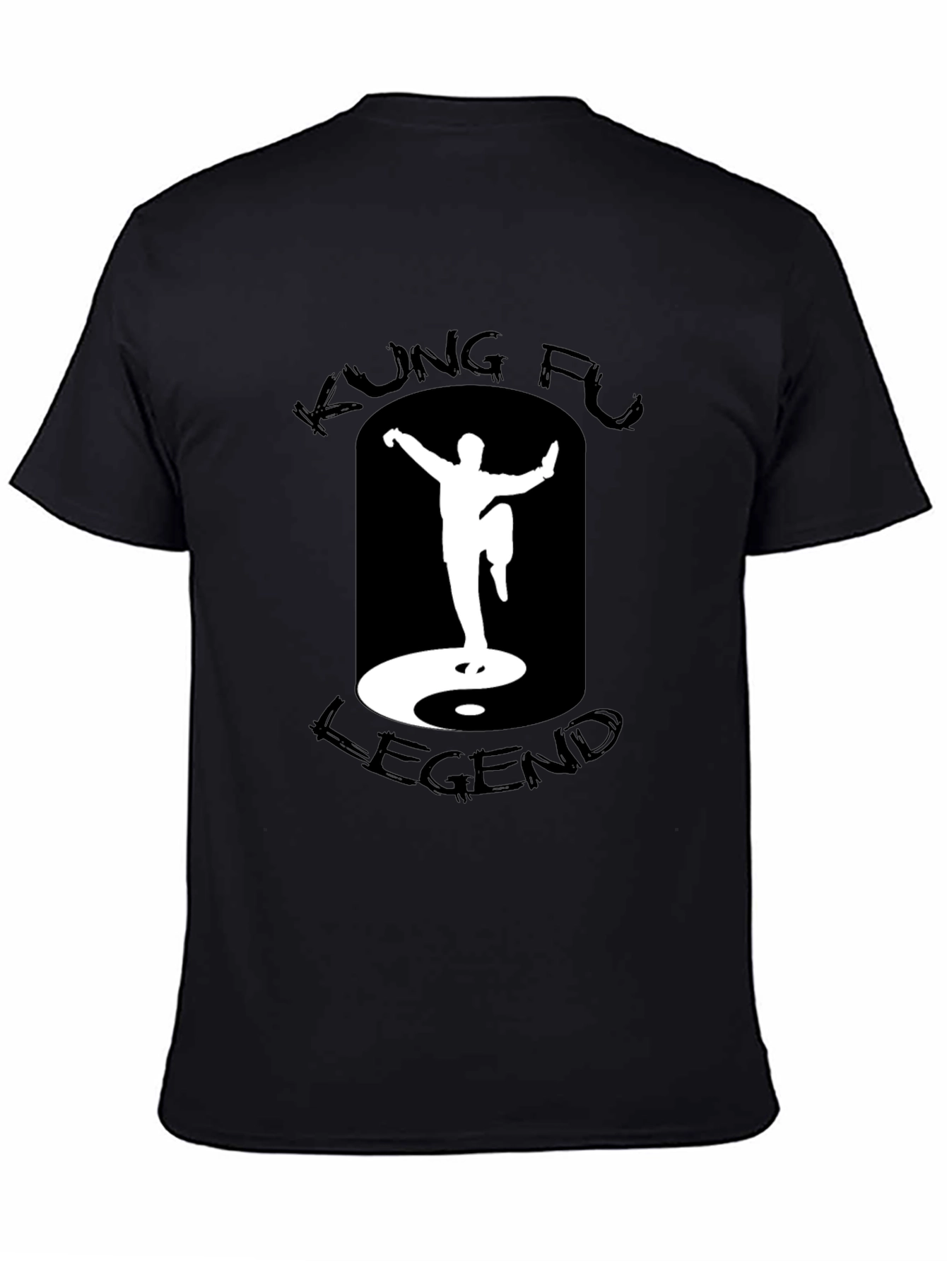 Camiseta Negra Kung Fu Legend