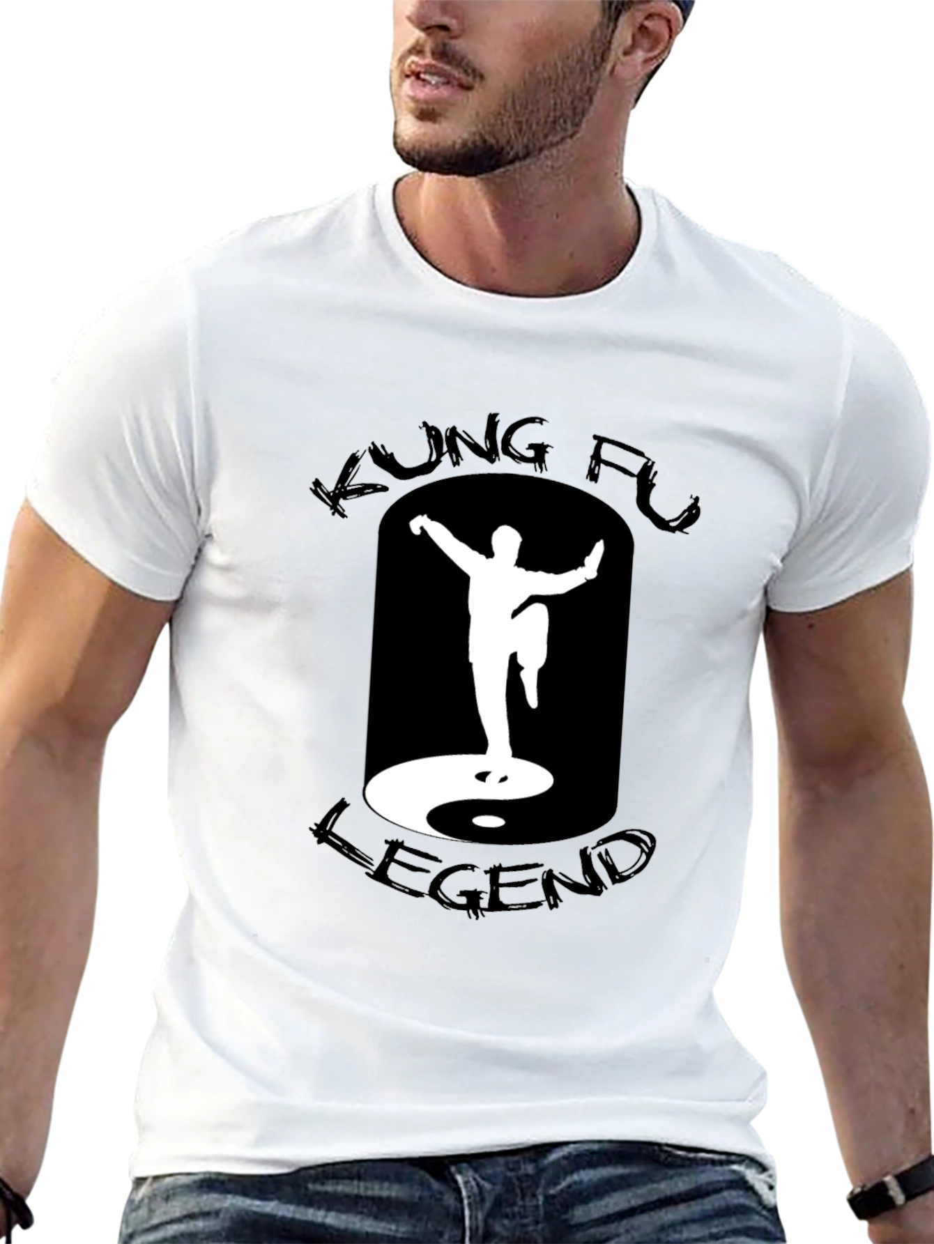 Camiseta Negra Kung Fu Legend
