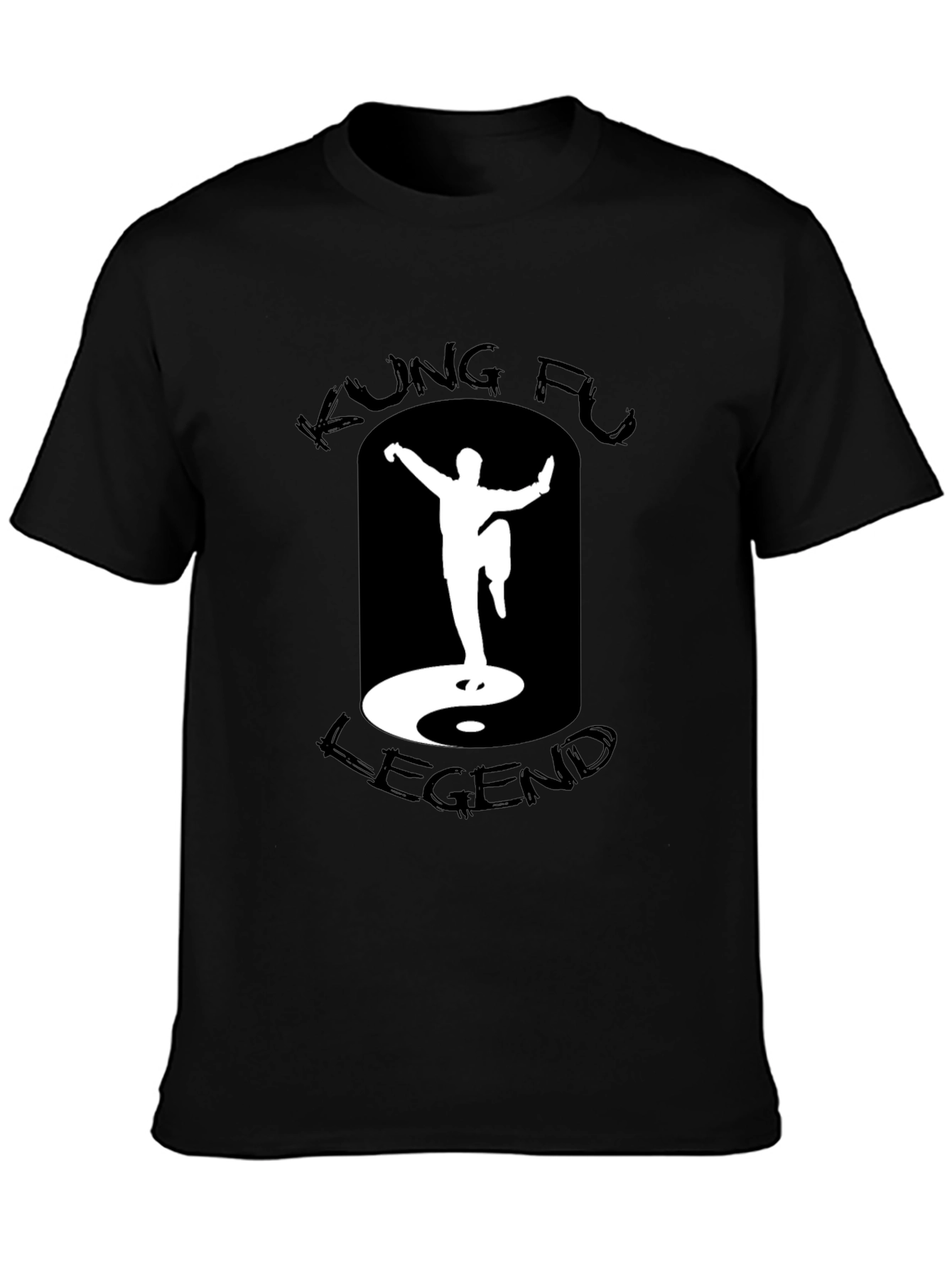 Camiseta Negra Kung Fu Legend