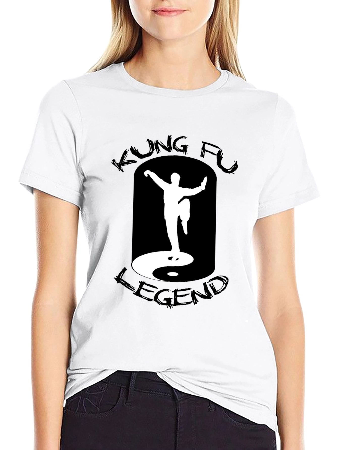 Camiseta Negra Kung Fu Legend