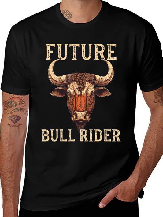 Camiseta Negra Futuro Jinete de Toros