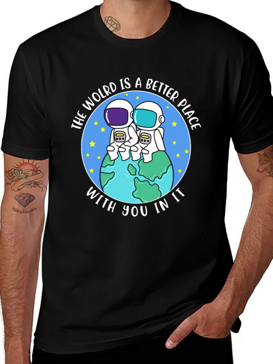 Camiseta Negra: Un Mundo Mejor Contigo