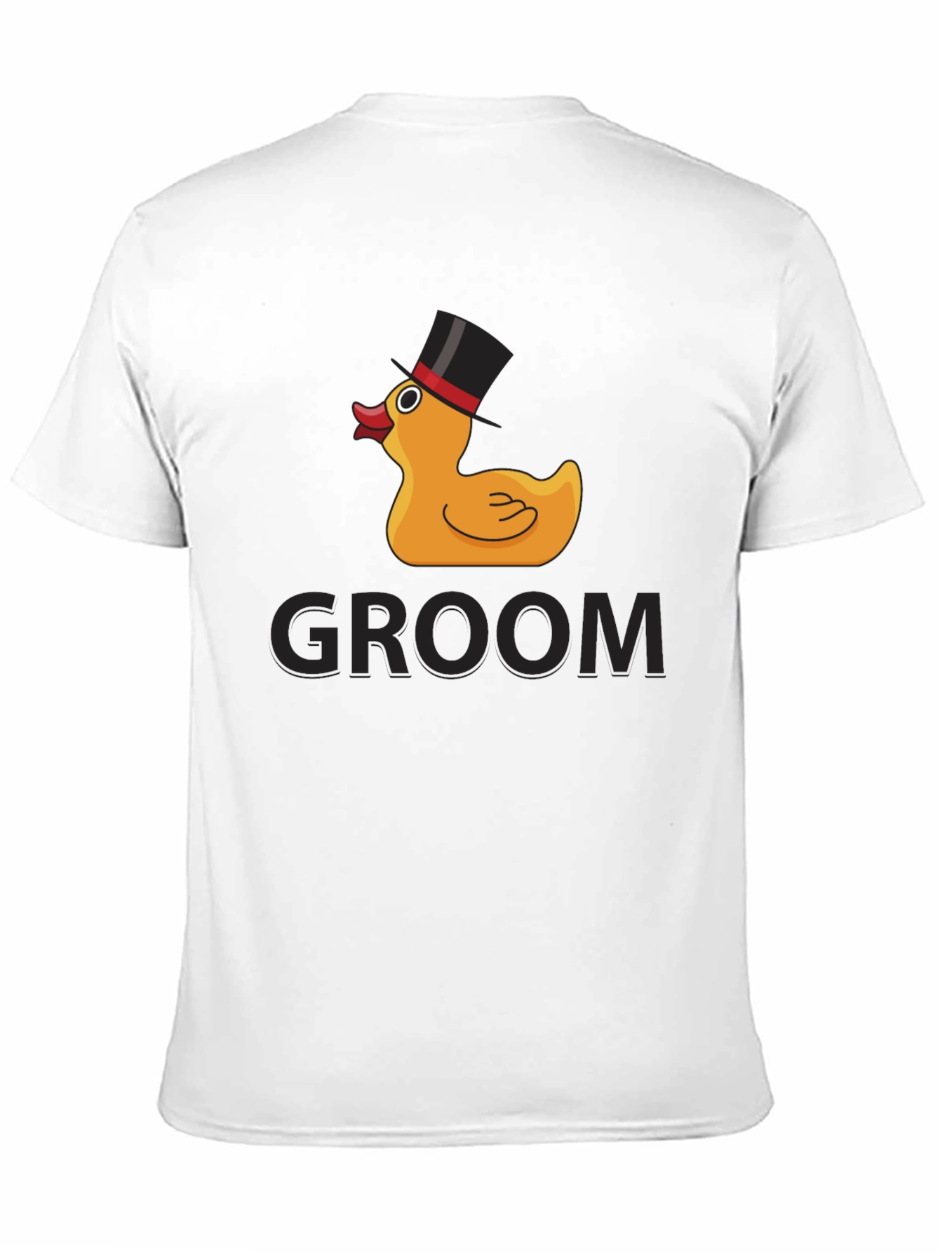 Camiseta Negra Groom Duck para Novio