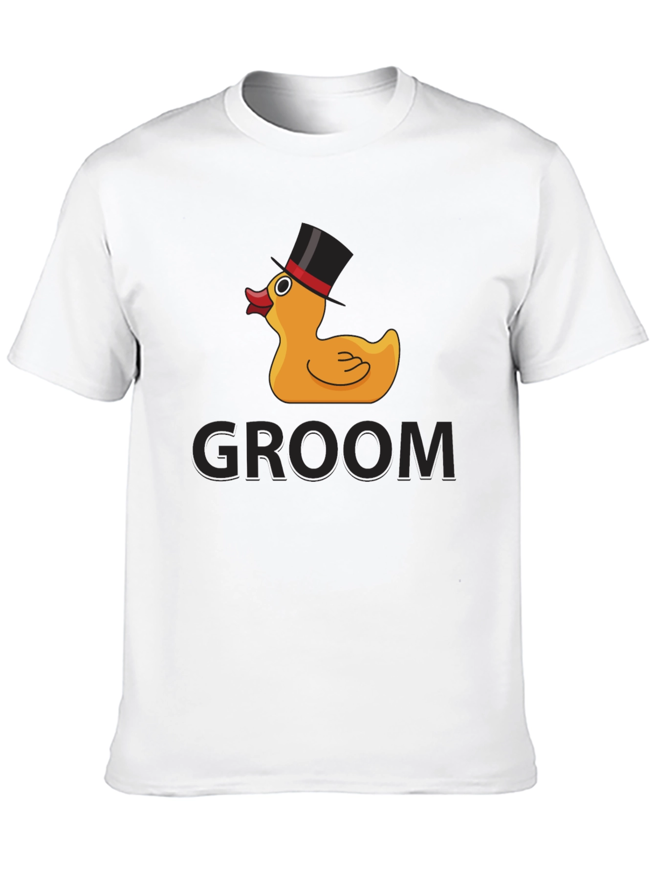 Camiseta Negra Groom Duck para Novio