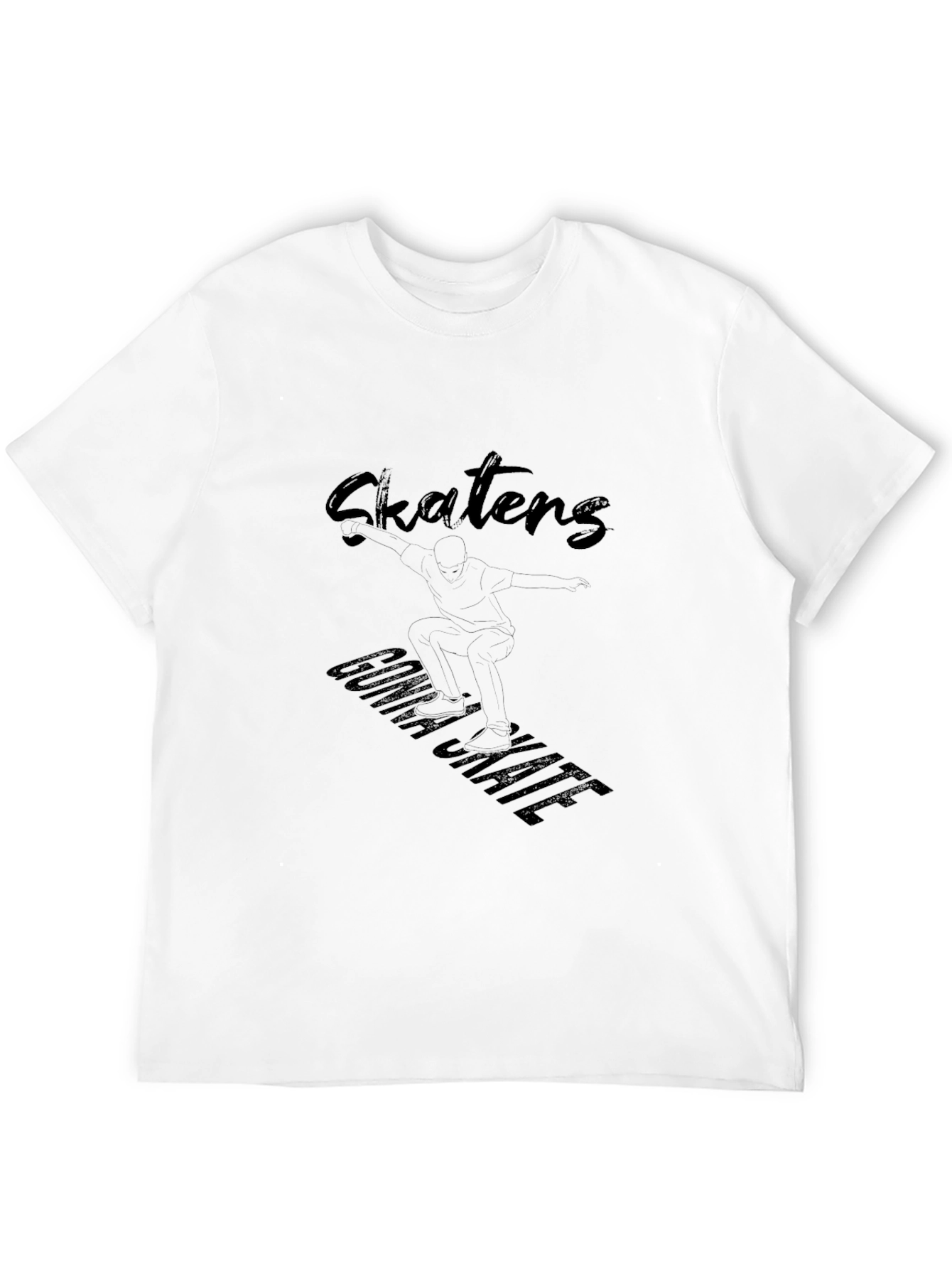 Camiseta Negra Skaters Gonna Skate