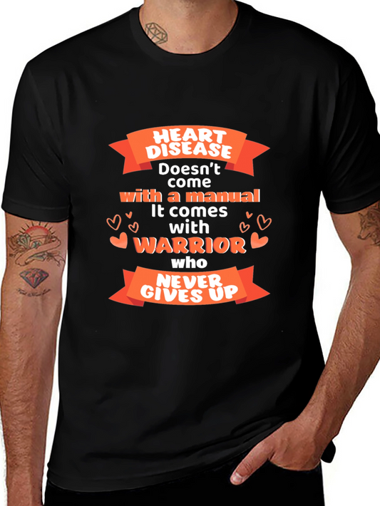 Camiseta Negra Corazón Guerrero