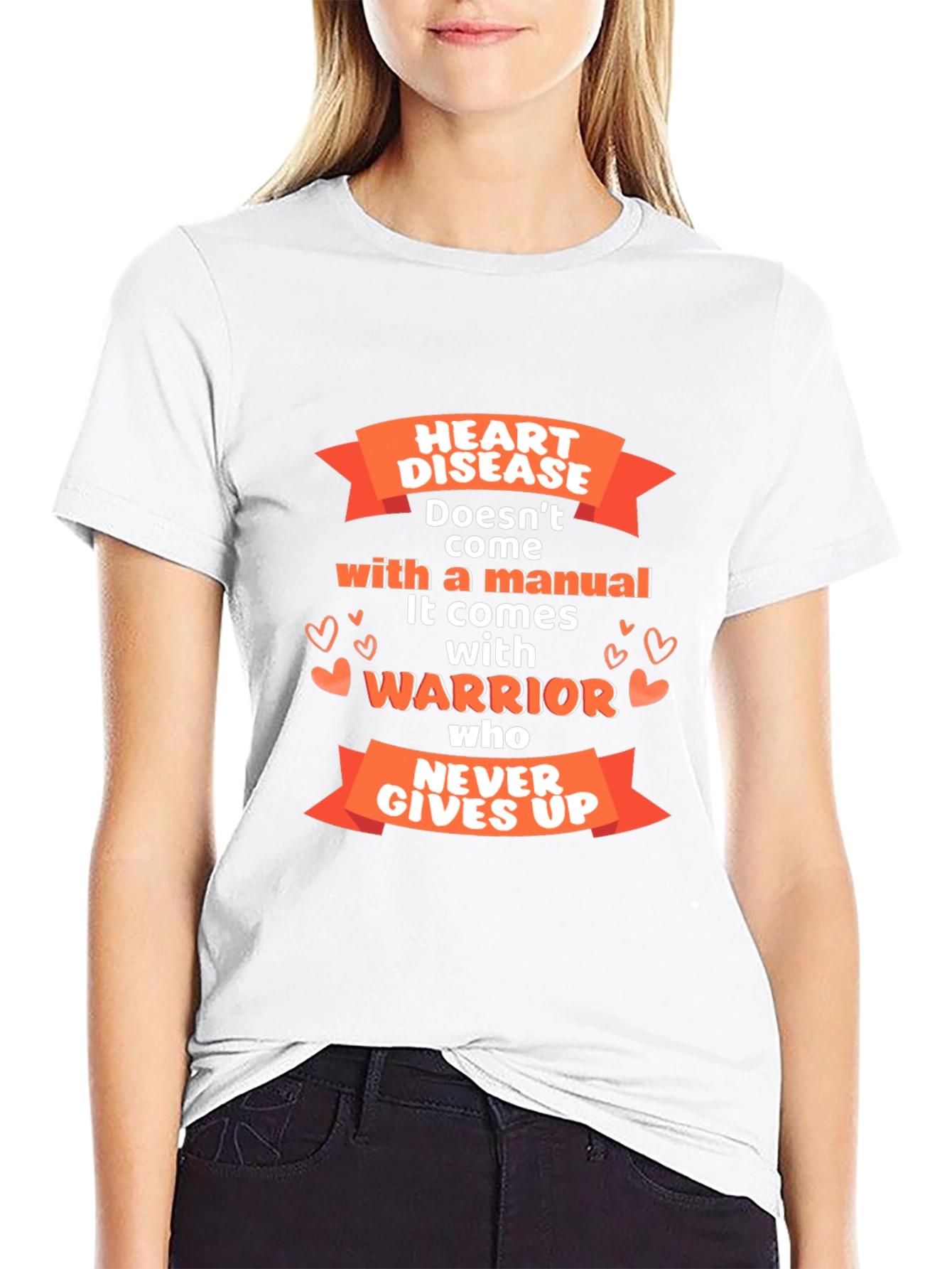 Camiseta Negra Corazón Guerrero